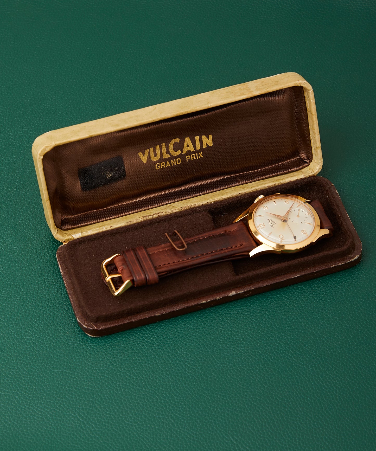 Vulcain Cricket 401 Alarm Watch Boxed Set