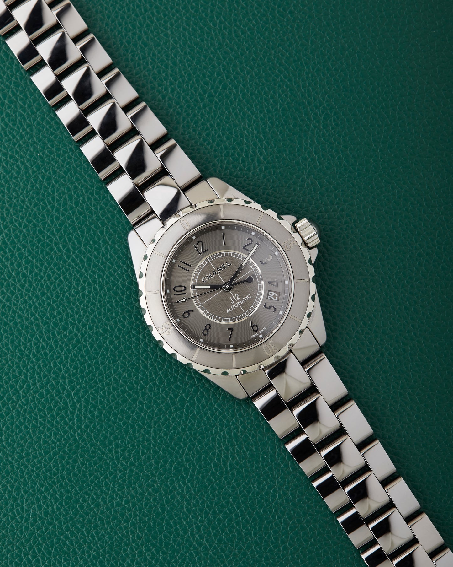 Chanel J12 Automatic H2979 Titanium Ceramic Watch Full Set Serviced