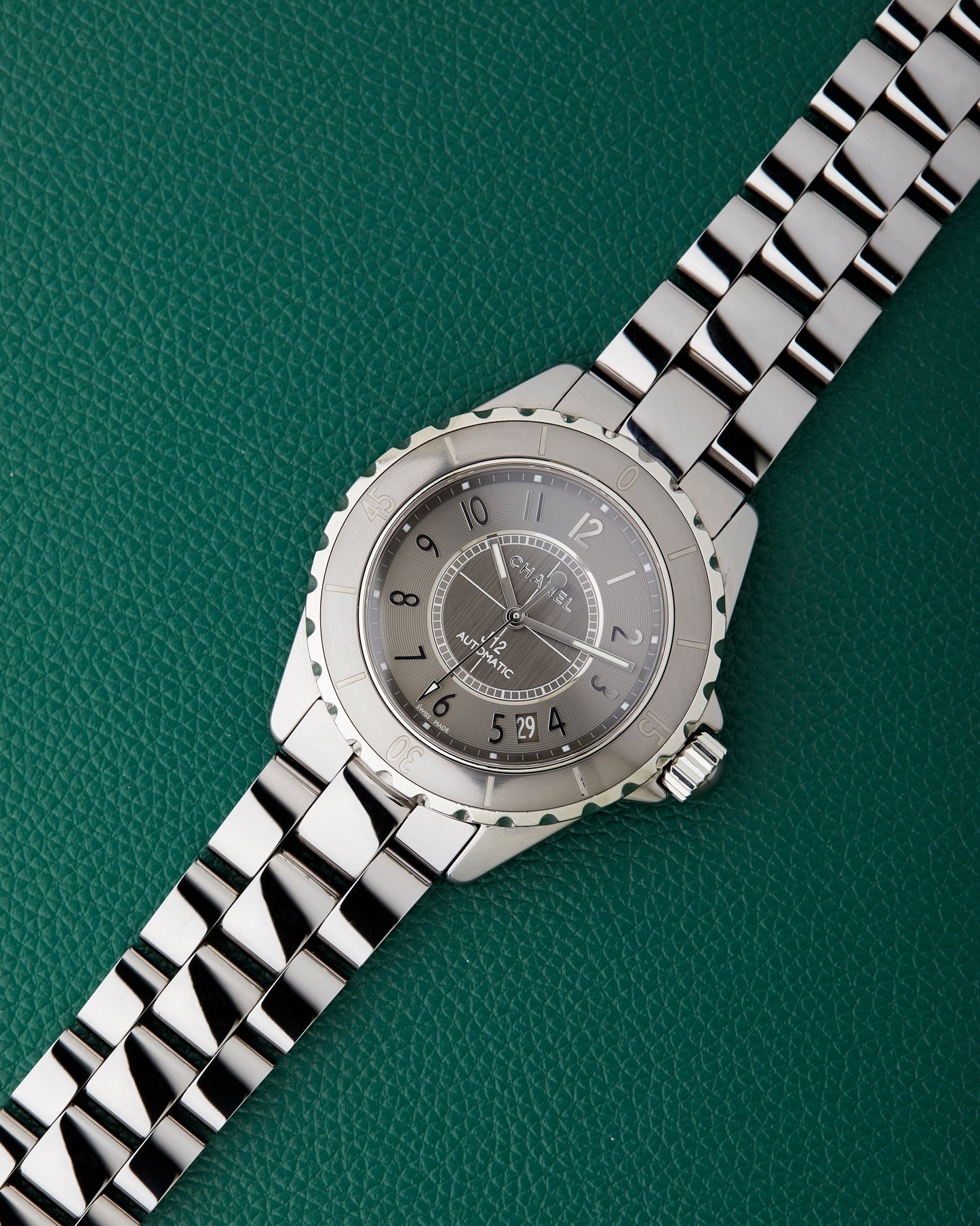 Chanel J12 Automatic H2979 Titanium Ceramic Watch Full Set Serviced