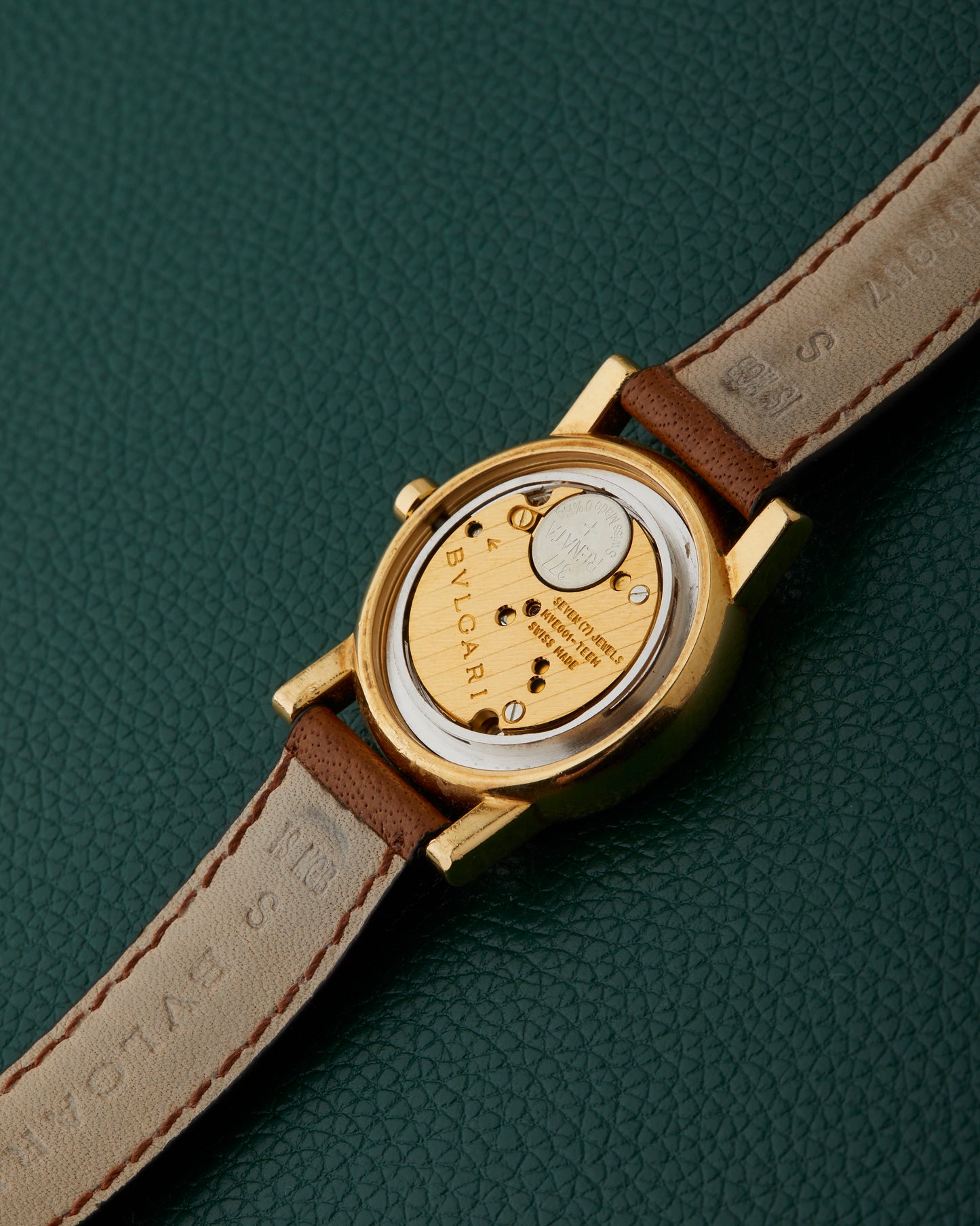 Bvlgari Bulgari Ref. AT 26 GL Diamond Bezel 18k Yellow Gold & 18k Buckle
