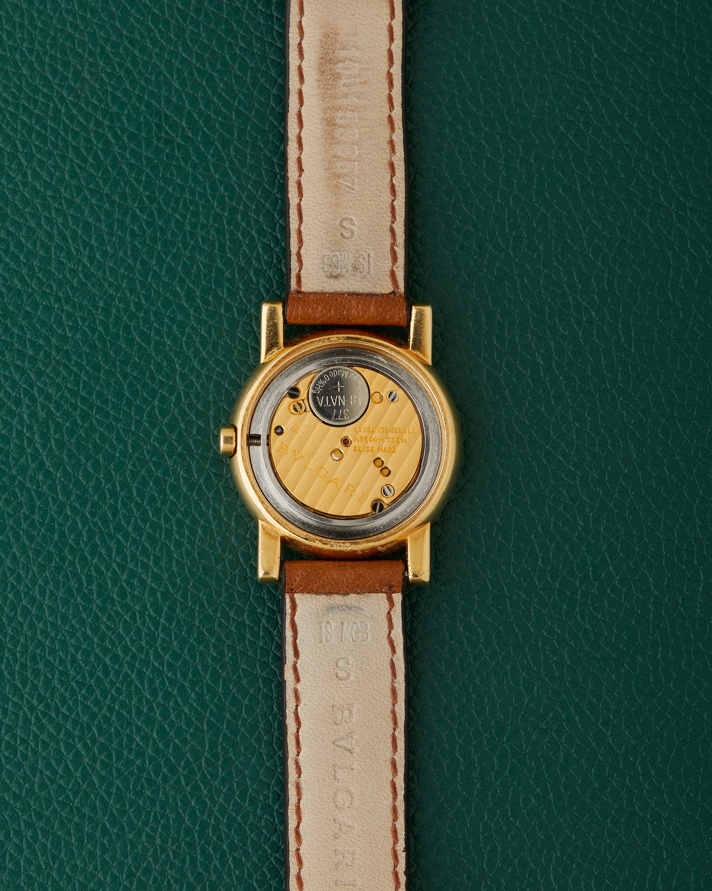 Bvlgari Bulgari Ref. AT 26 GL Diamond Bezel 18k Yellow Gold & 18k Buckle