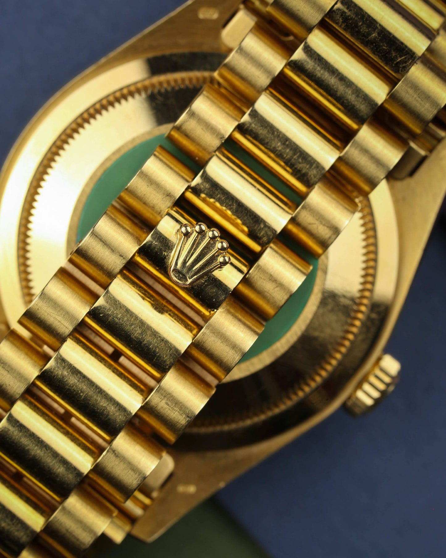 Rolex 18238 Day-Date 36mm 18k Yellow Gold Black Diamond Dial 1993