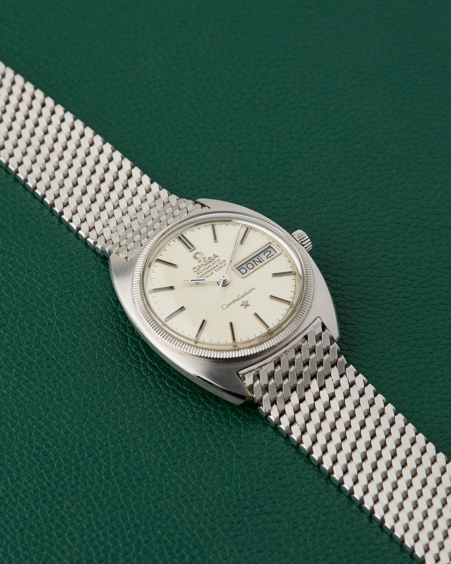 Omega Constellation Ref. 168019 18k White Gold Milanese Bracelet