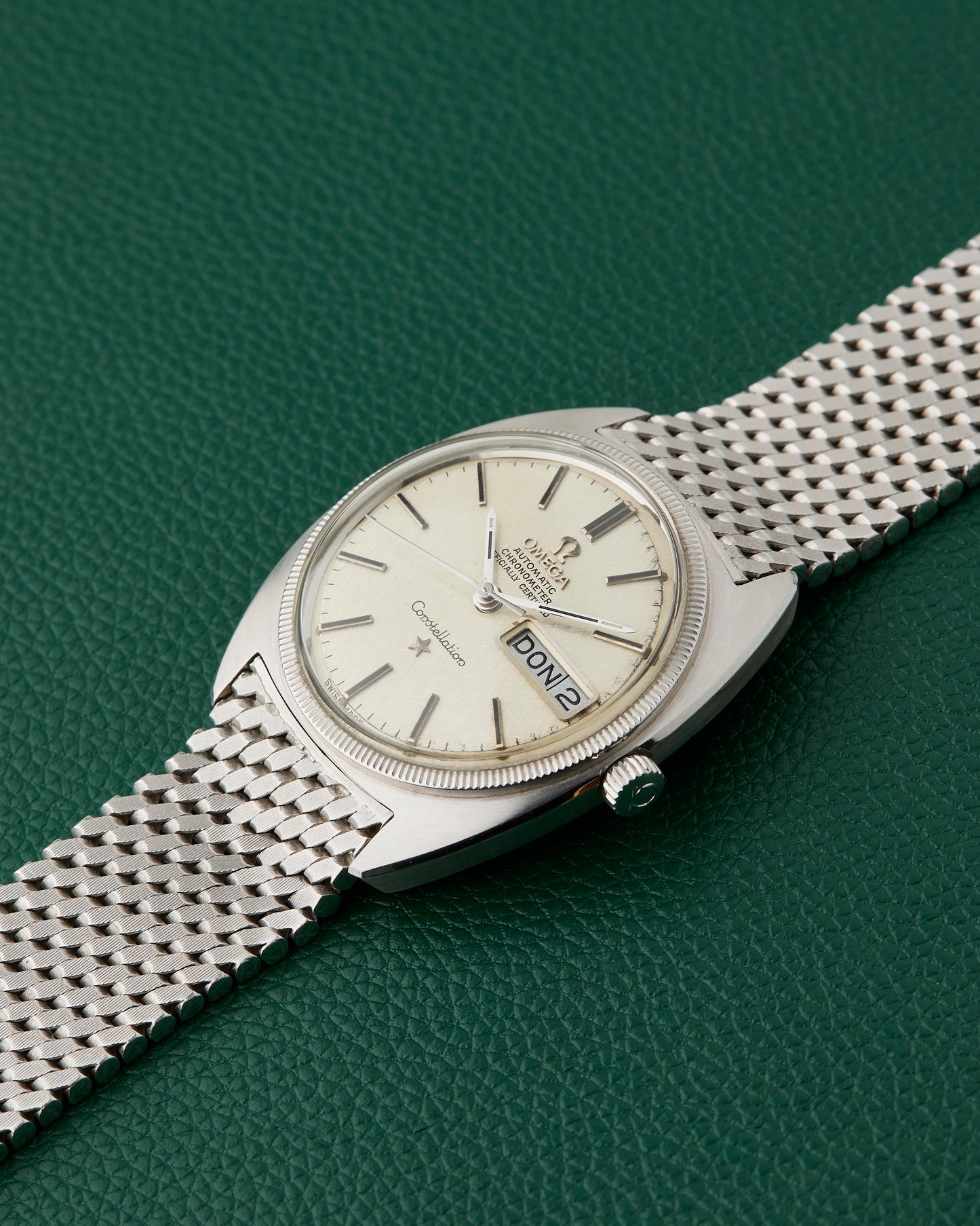 Omega Constellation Ref. 168019 18k White Gold Milanese Bracelet