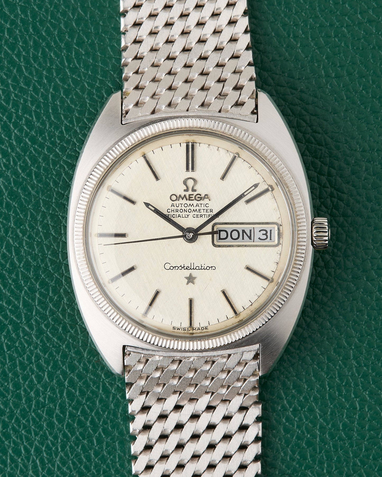 Omega Constellation Ref. 168019 18k White Gold Milanese Bracelet