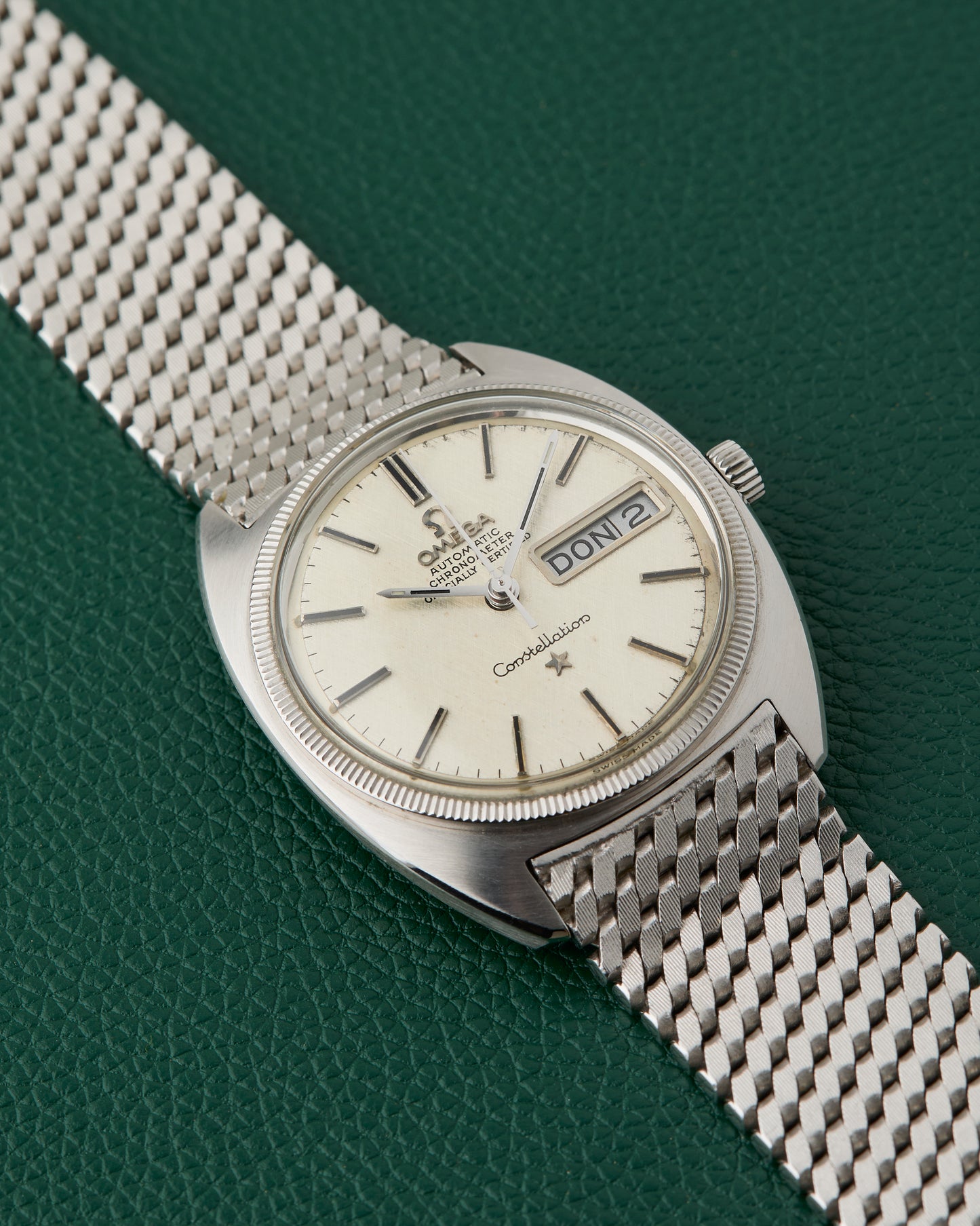 Omega Constellation Ref. 168019 18k White Gold Milanese Bracelet