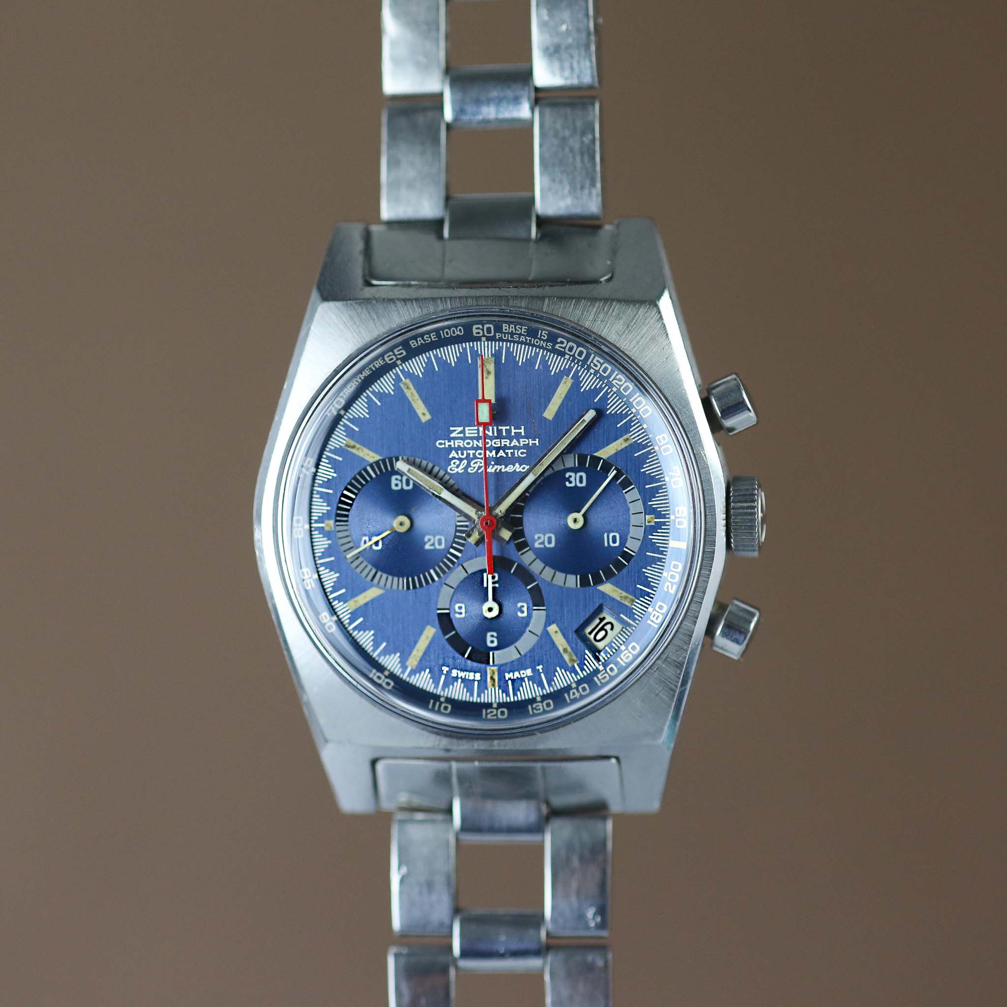 Zenith A3818 El Primero Vintage Chronograph Tortoise Watches