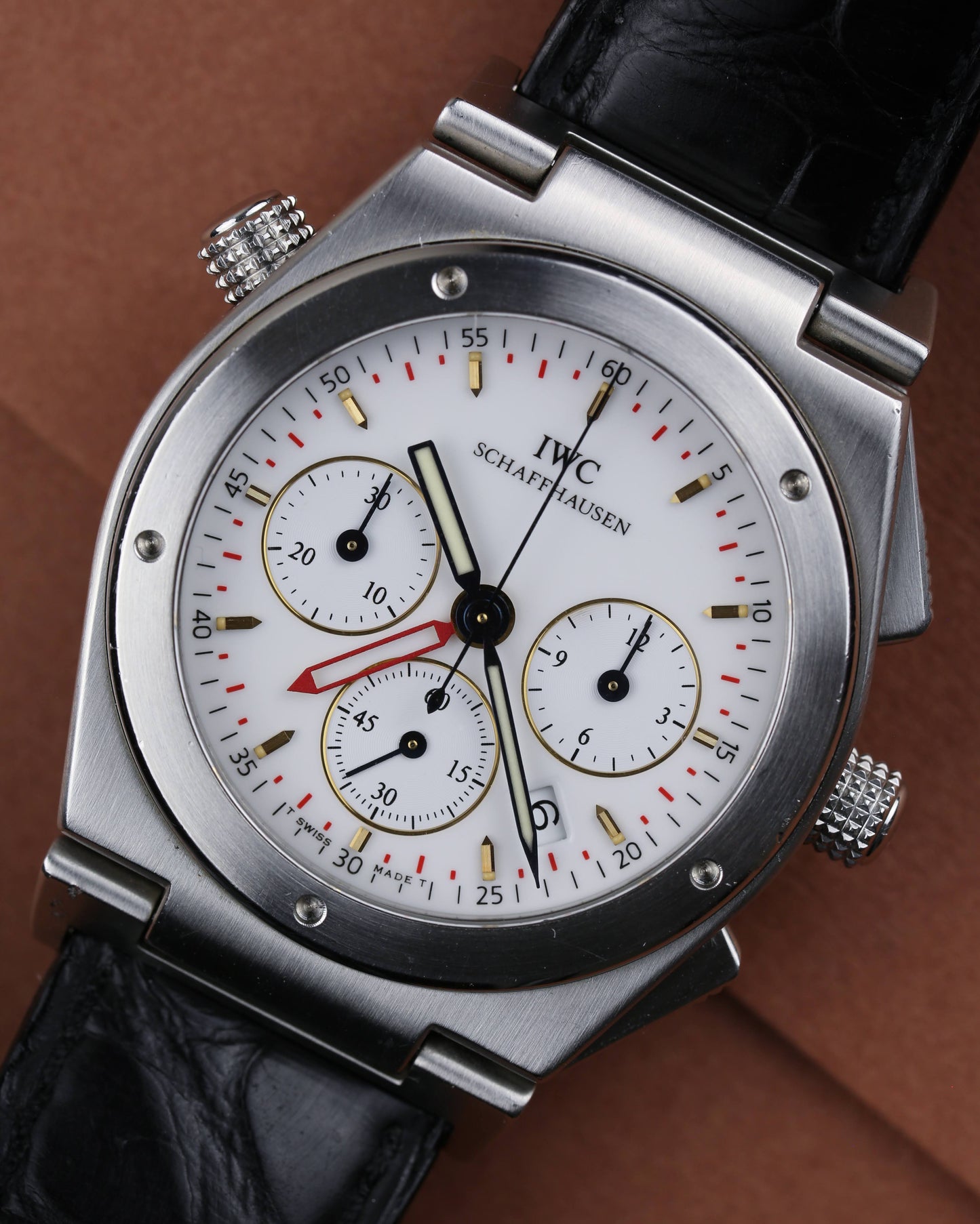 IWC Ingenieur Chronograph Alarm IW3805-03 MecaQuartz