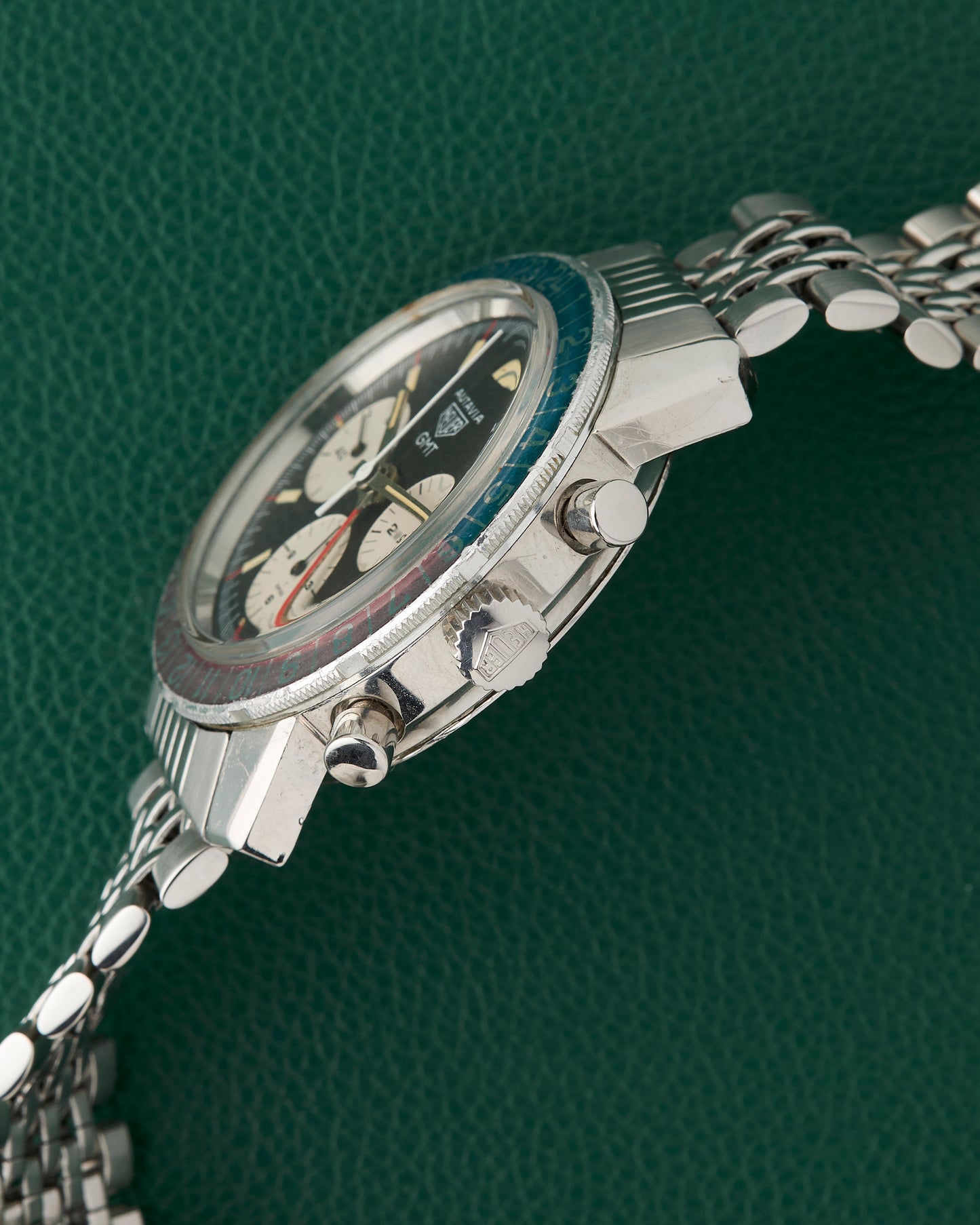 Heuer Autavia GMT Ref. 2446C MK2 Pepsi Vintage Chronograph
