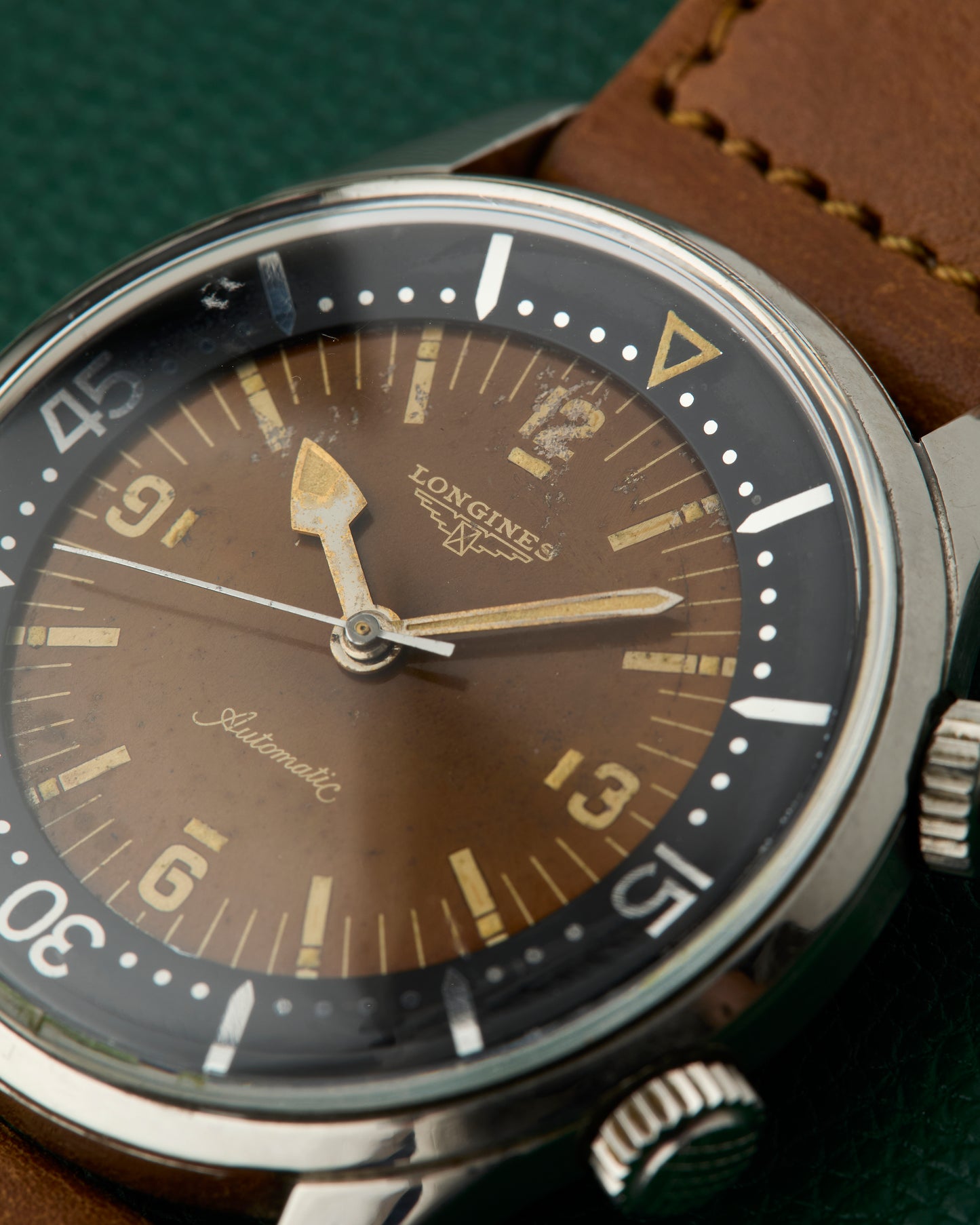 Longines Legend Diver Ref. 7150-2 Two-Crown Tropical Diver