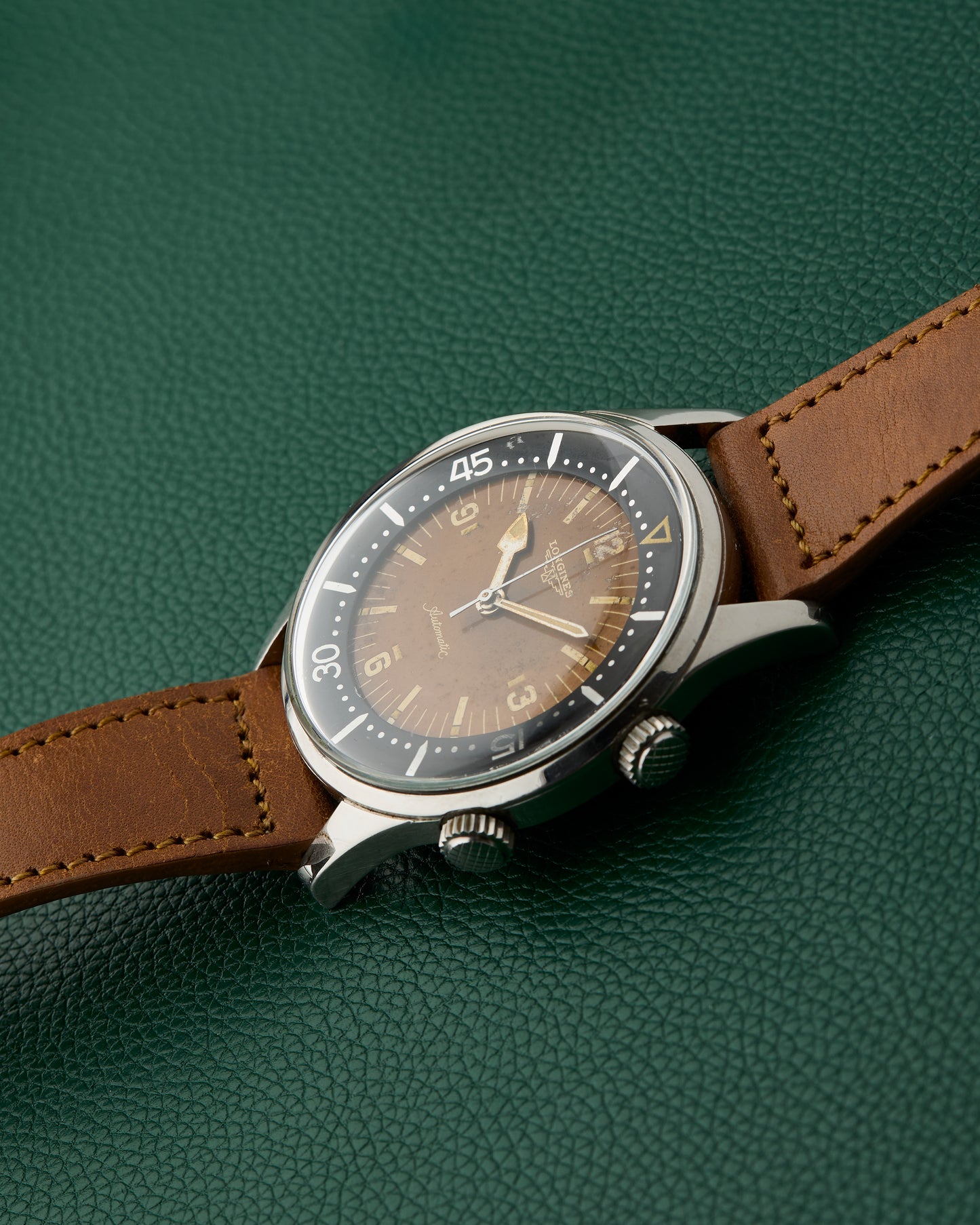 Longines Legend Diver Ref. 7150-2 Two-Crown Tropical Diver