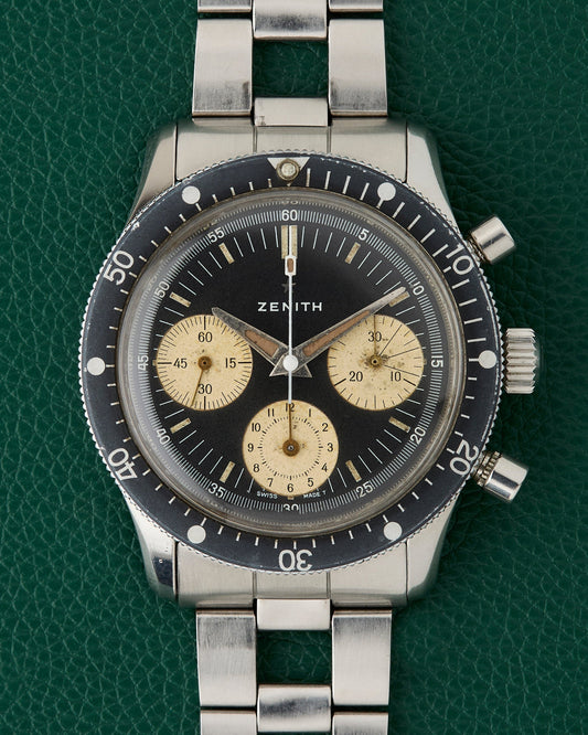 Zenith Sub Sea Diver Ref. A277 Gay Freres Ladder Bracelet 1969