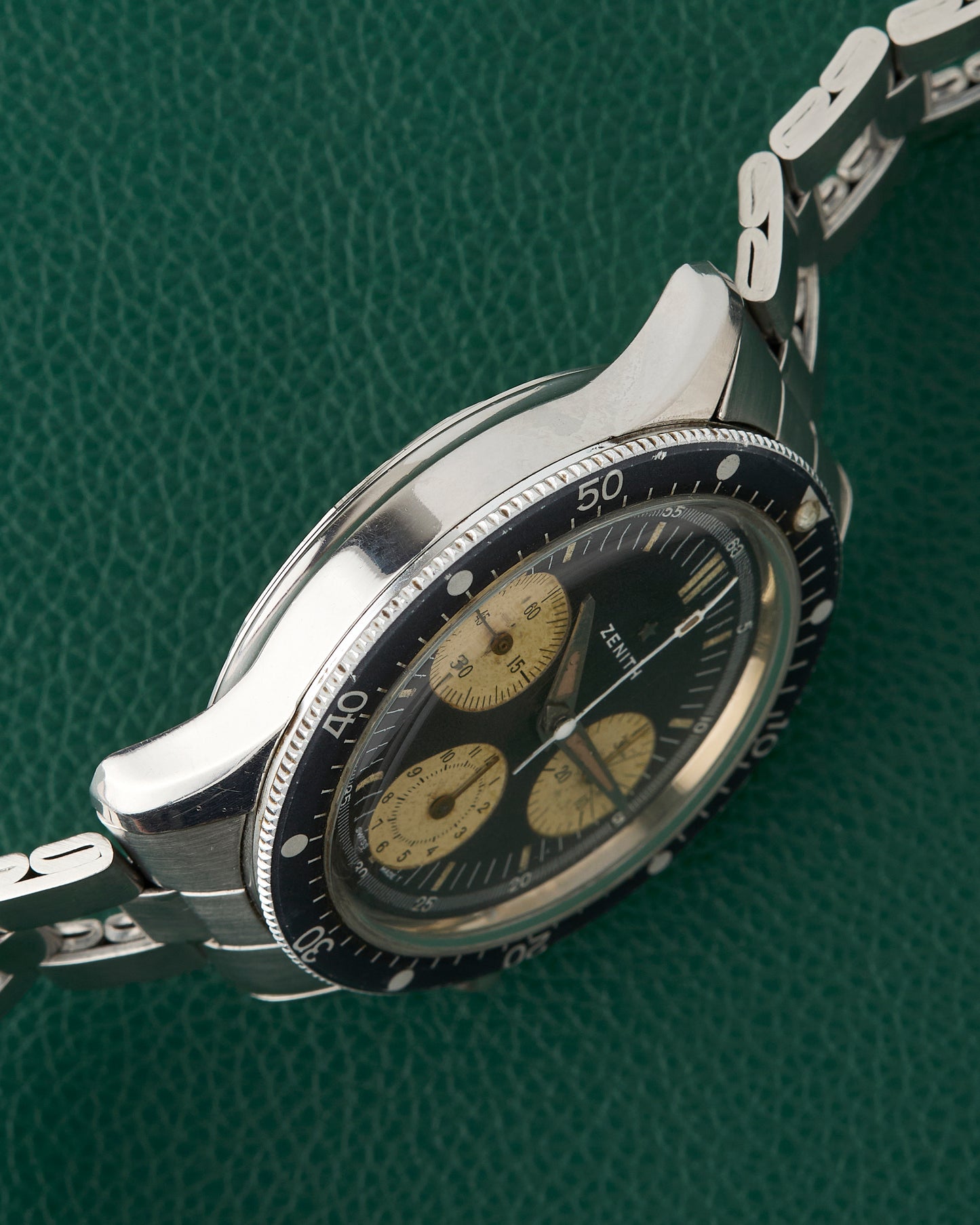 Zenith Sub Sea Diver Ref. A277 Gay Freres Ladder Bracelet 1969