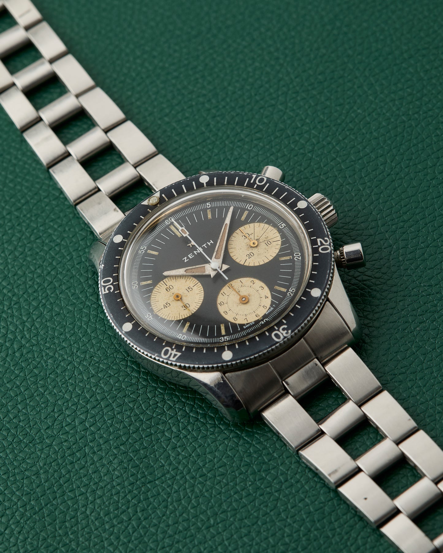Zenith Sub Sea Diver Ref. A277 Gay Freres Ladder Bracelet 1969