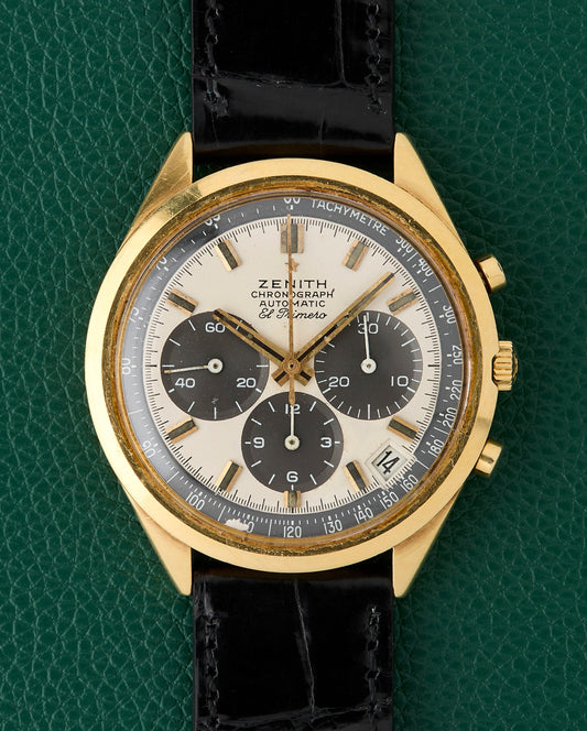Zenith El Primero Ref. G581 Vintage Chronograph 18K Yellow Gold