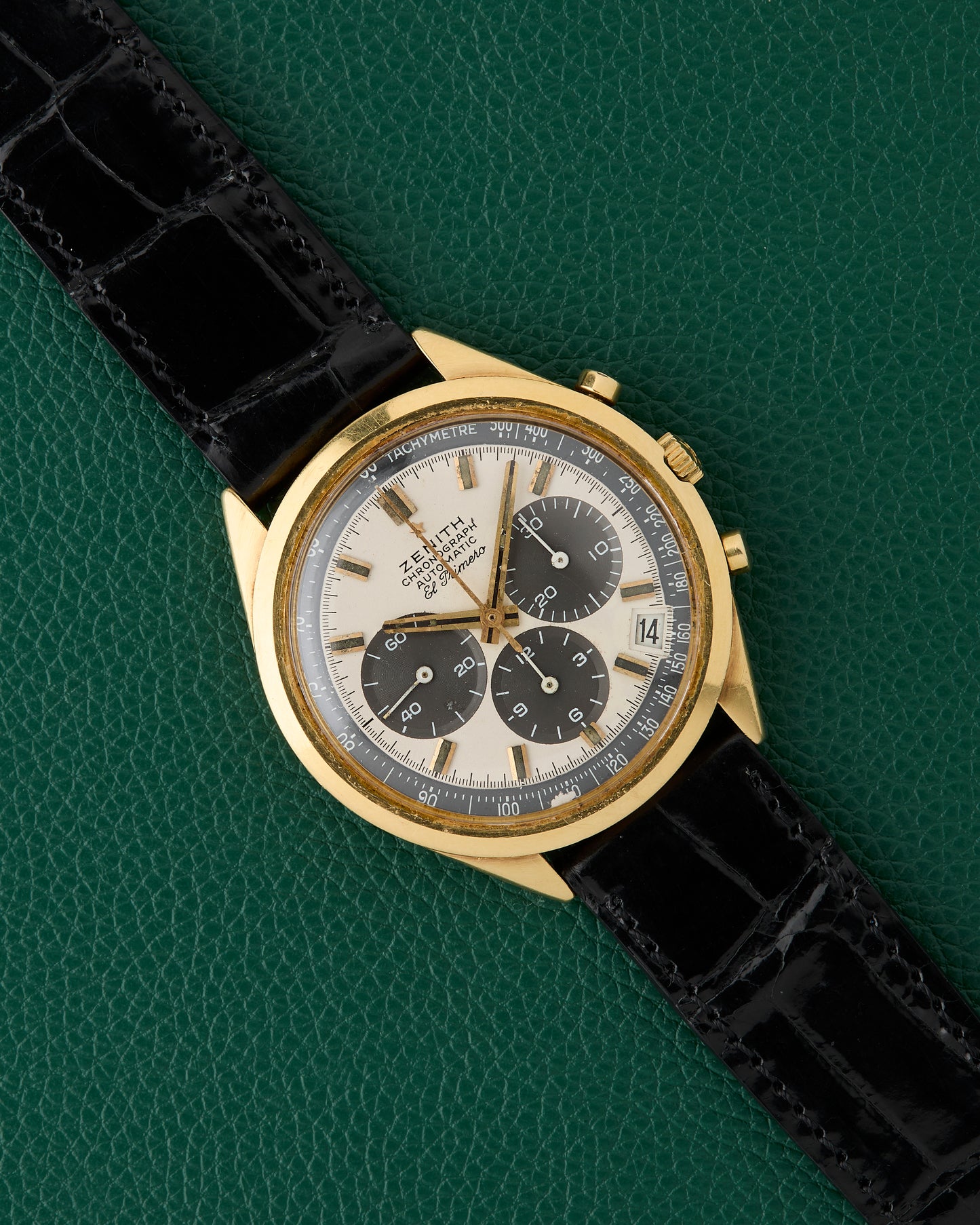 Zenith El Primero Ref. G581 Vintage Chronograph 18K Yellow Gold