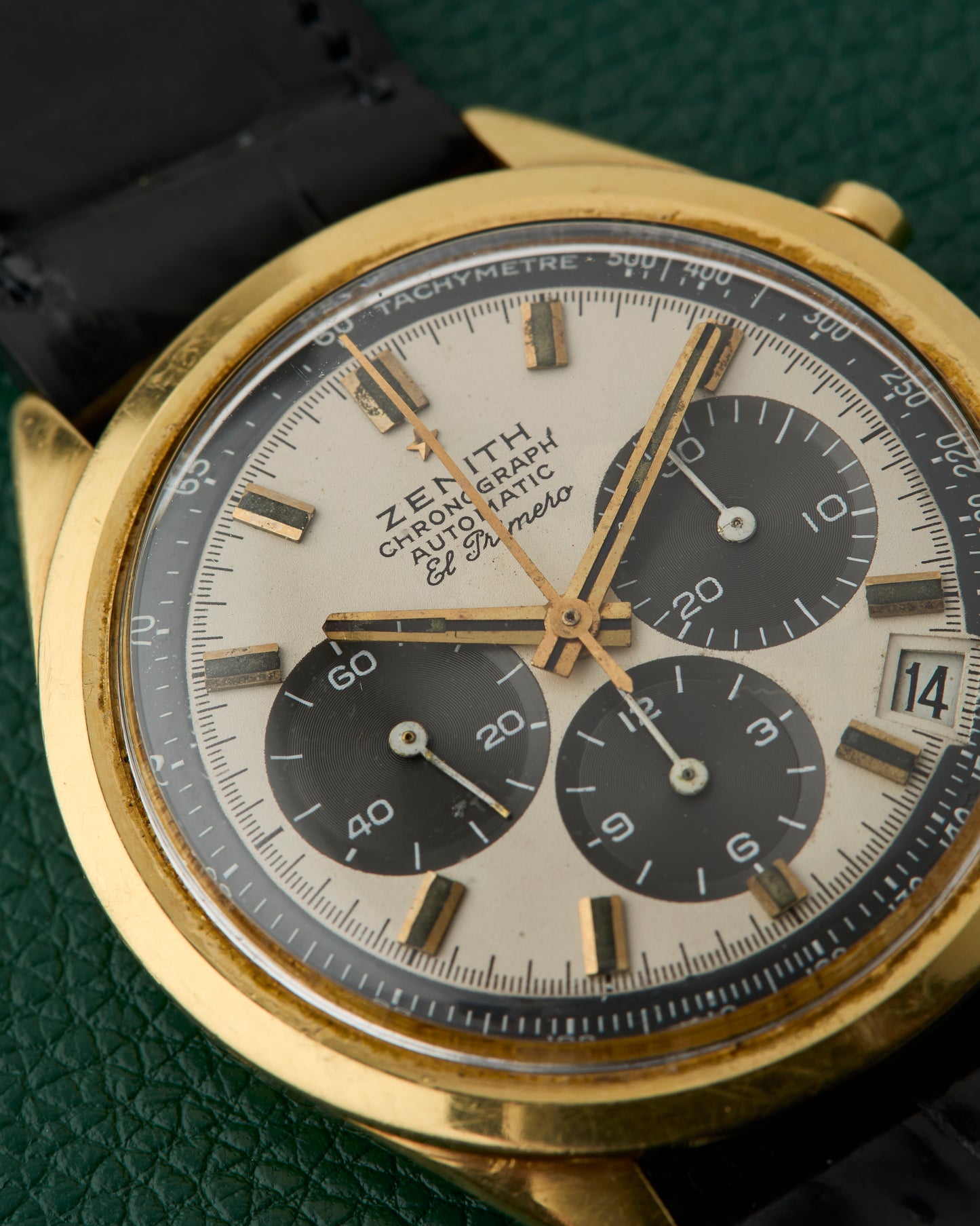 Zenith El Primero Ref. G581 Vintage Chronograph 18K Yellow Gold