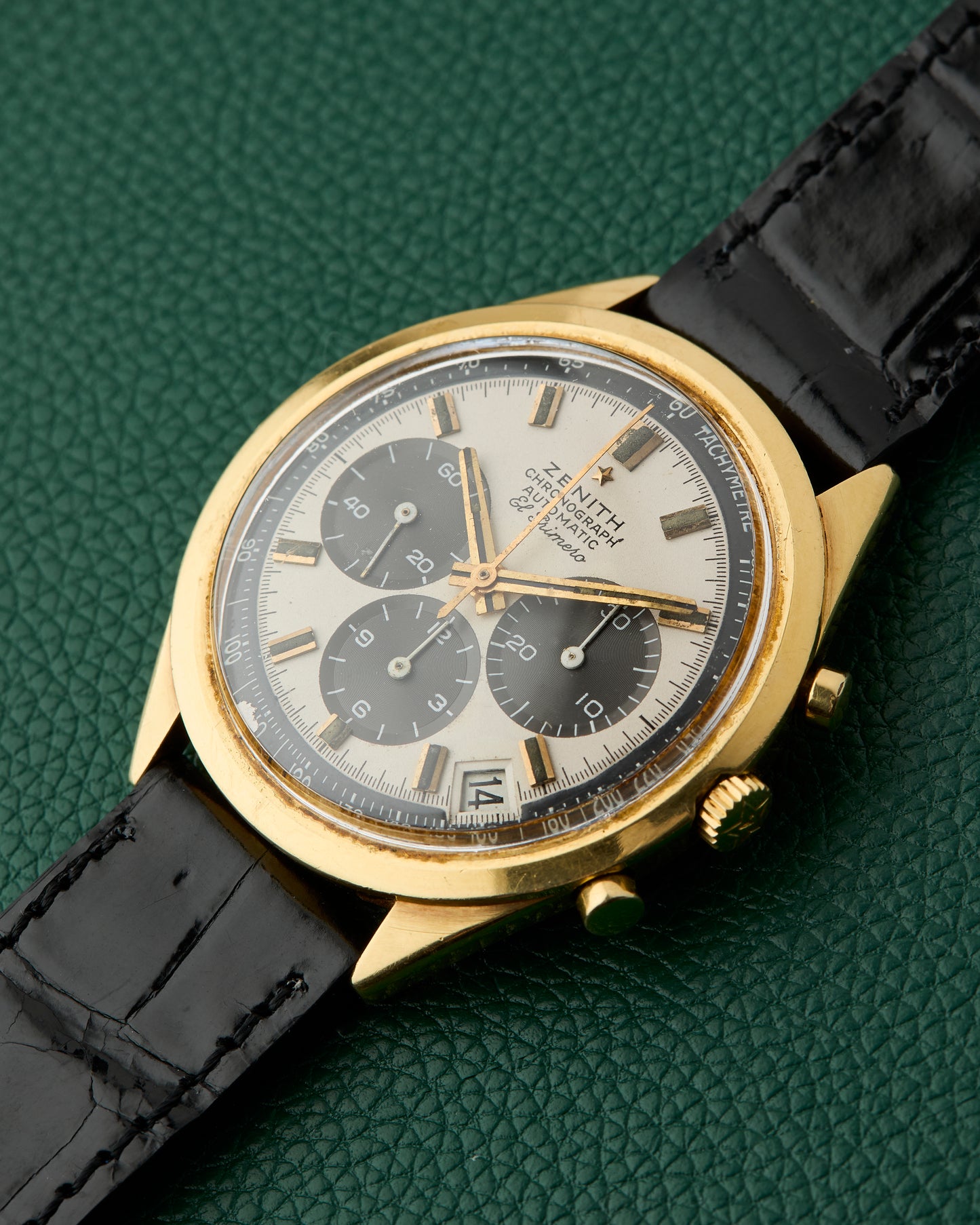 Zenith El Primero Ref. G581 Vintage Chronograph 18K Yellow Gold
