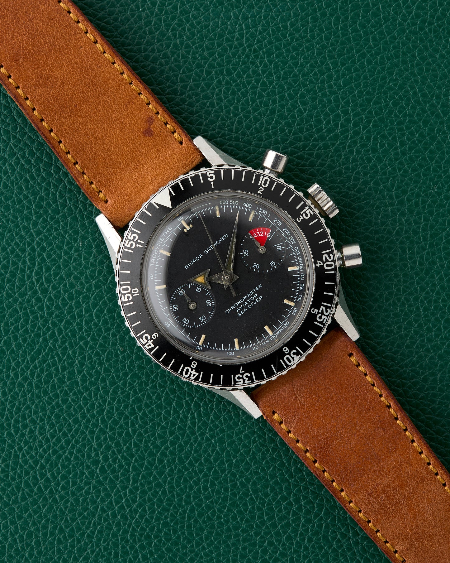Nivada Grenchen Chronomaster Aviator Sea Diver Ref. 1837 M 8222
