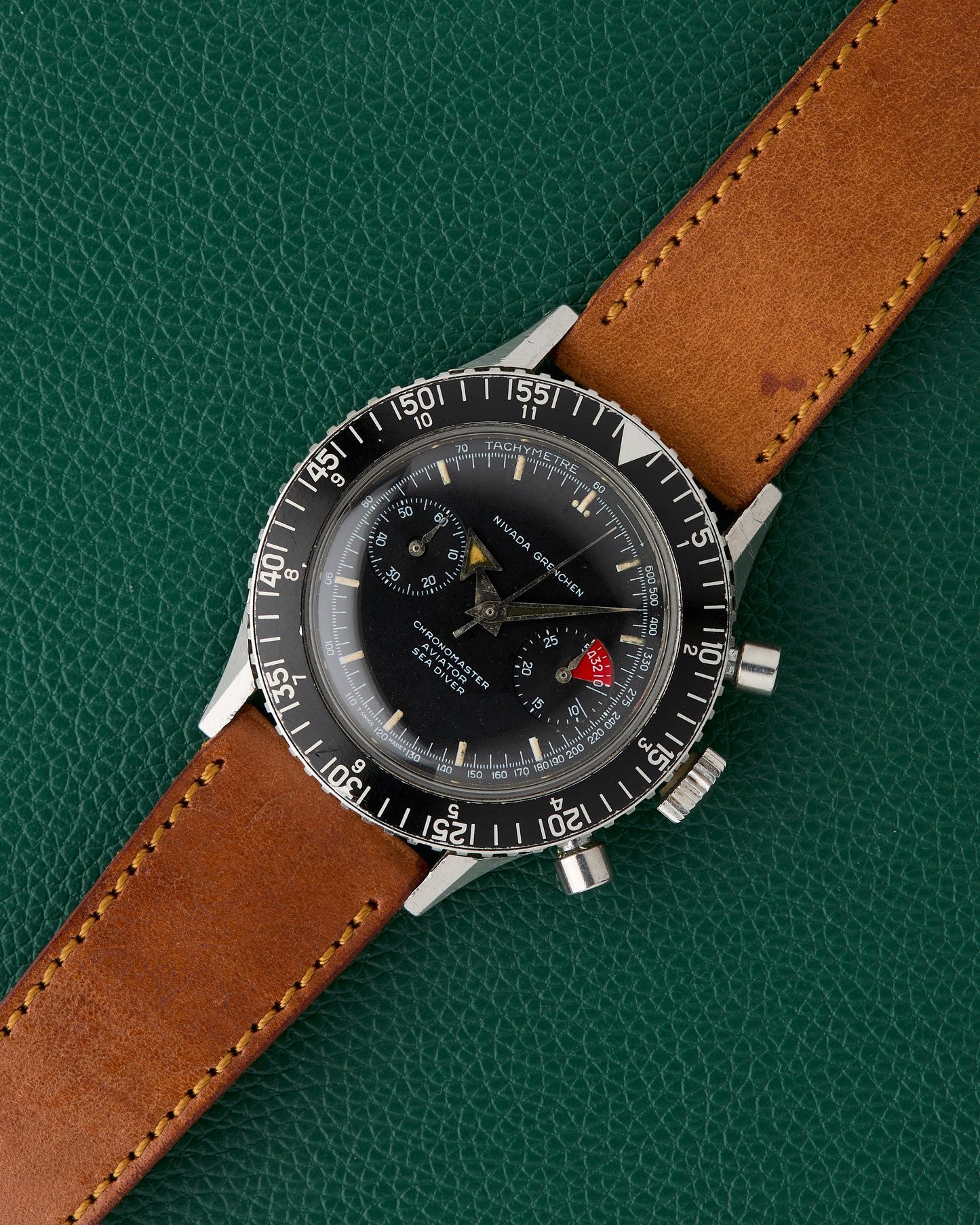 Nivada Grenchen Chronomaster Aviator Sea Diver Ref. 1837 M 8222
