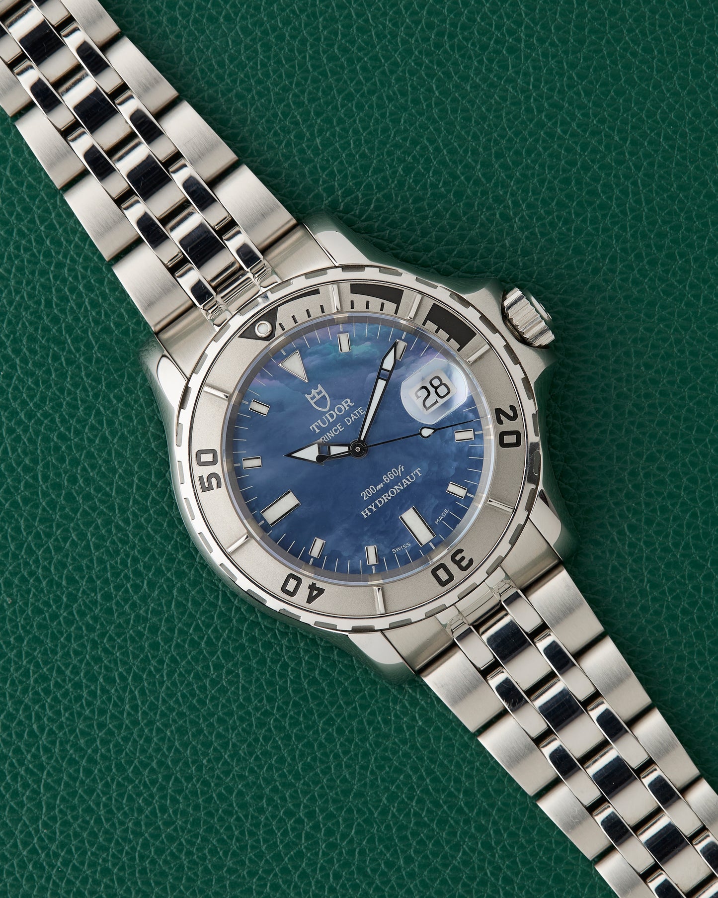 Tudor Hydronaut Ref. 89190P Mother of Pearl Dial Bracelet