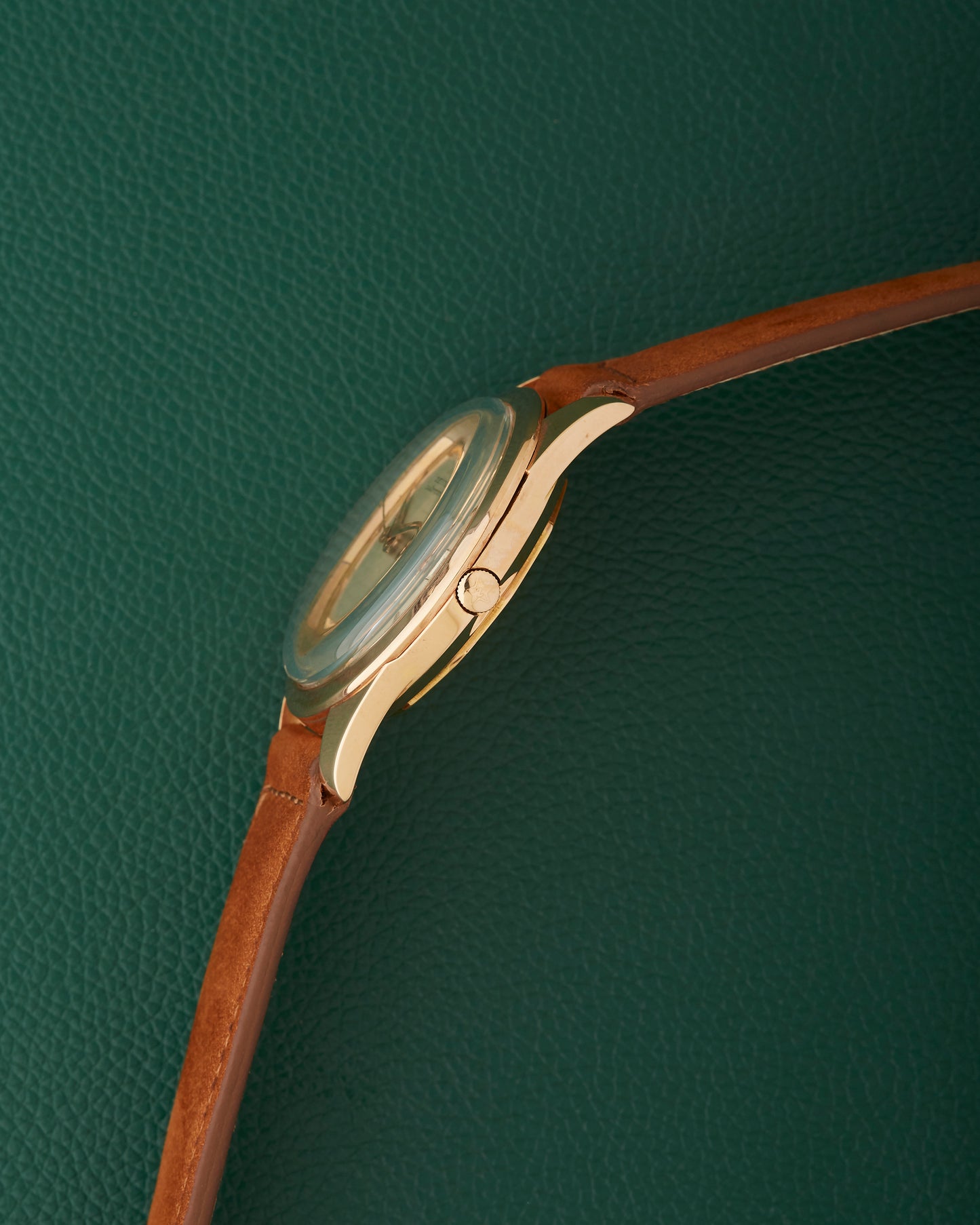 Zenith 18k Rose Gold Spillmann Case Cal.71 Automatic Vintage Watch