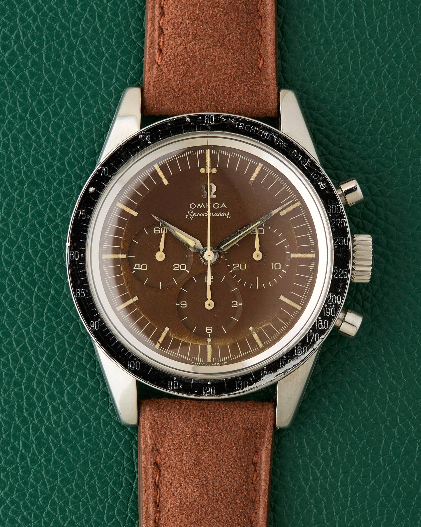 Omega Speedmaster Ref. 2998-1 Rare Chocolate Caramel Brown Tropical Dial