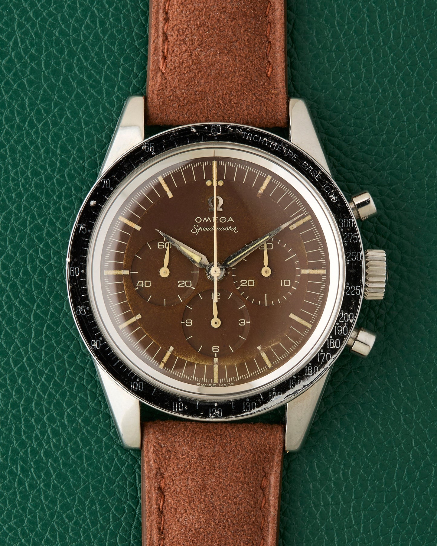 Omega Speedmaster Ref. 2998-1 Rare Chocolate Caramel Brown Tropical Dial