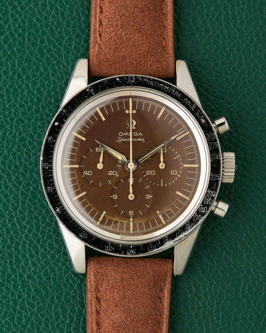 Omega Speedmaster Ref. 2998-1 Rare Chocolate Caramel Brown Tropical Dial