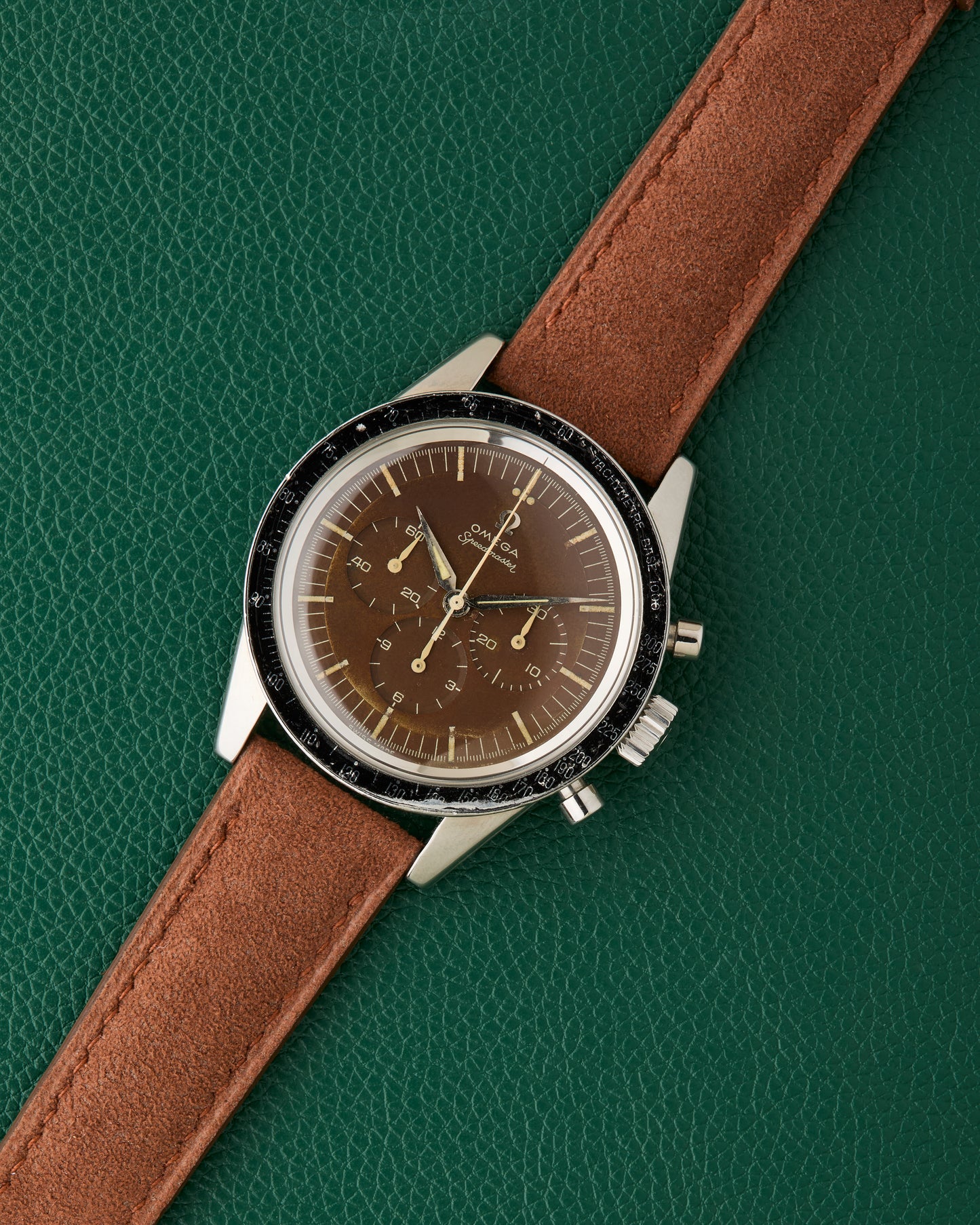 Omega Speedmaster Ref. 2998-1 Rare Chocolate Caramel Brown Tropical Dial