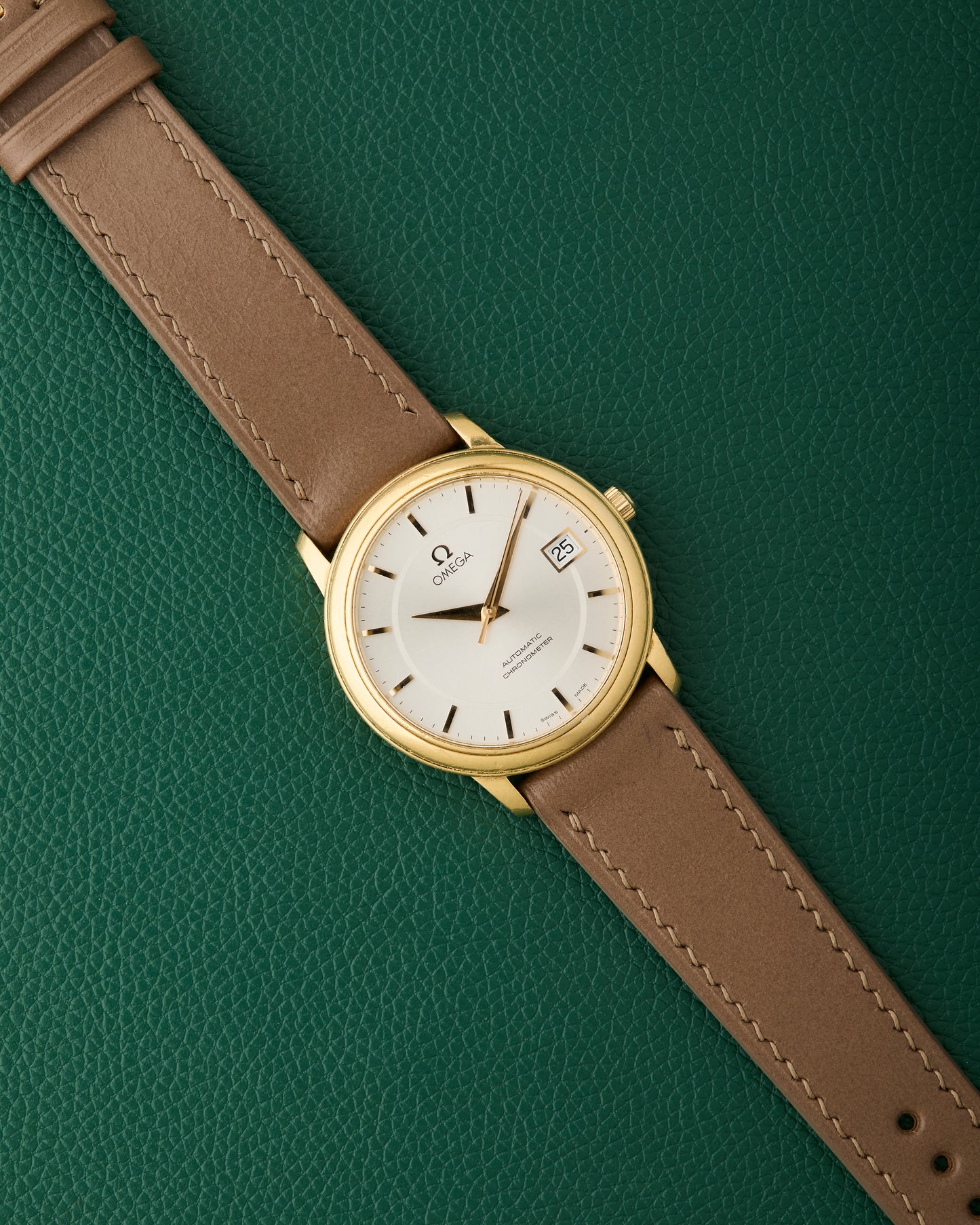 Omega De Ville Prestige Chronometer 18K Yellow Gold 2007 Ref. 168.1050