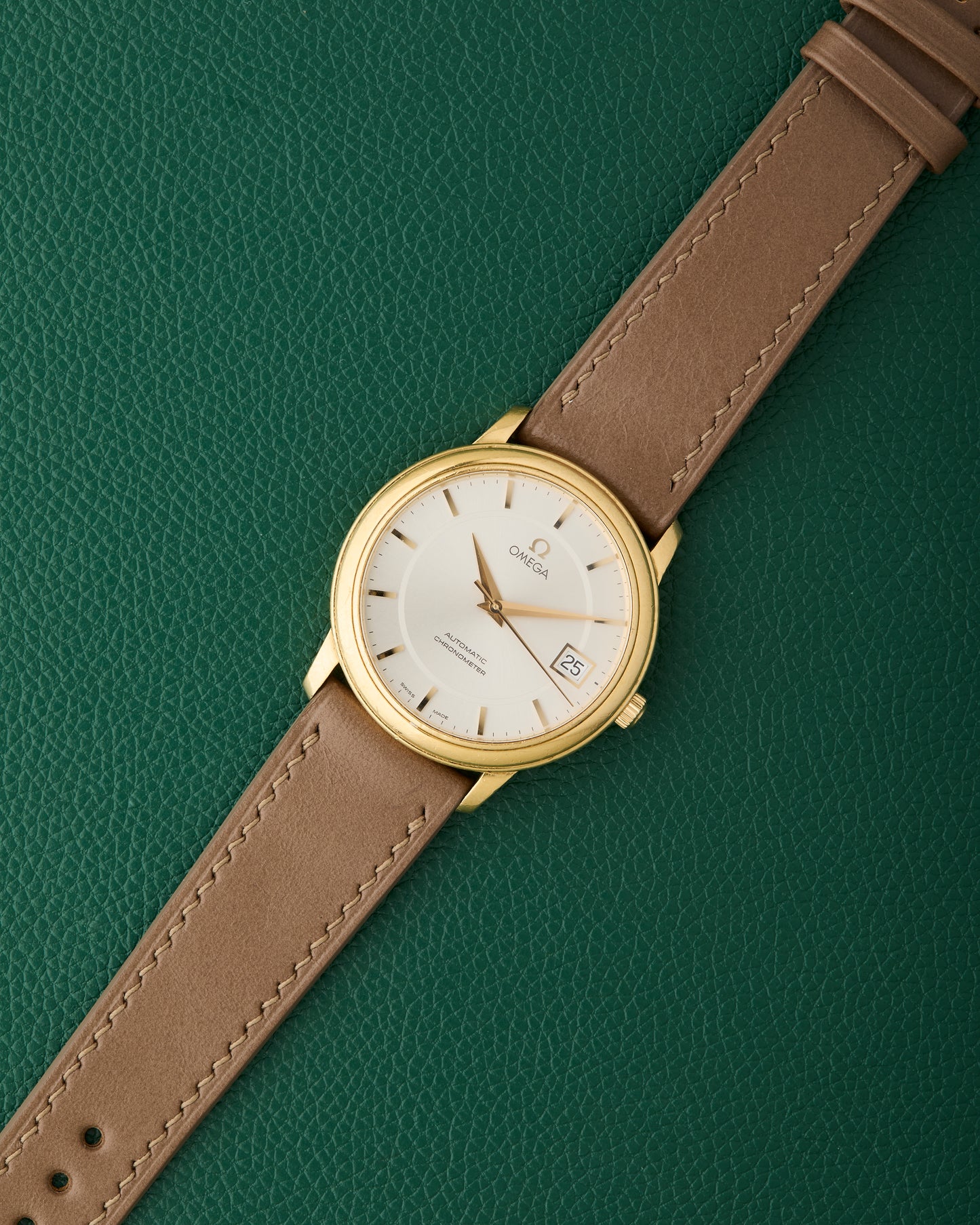 Omega De Ville Prestige Chronometer 18K Yellow Gold 2007 Ref. 168.1050