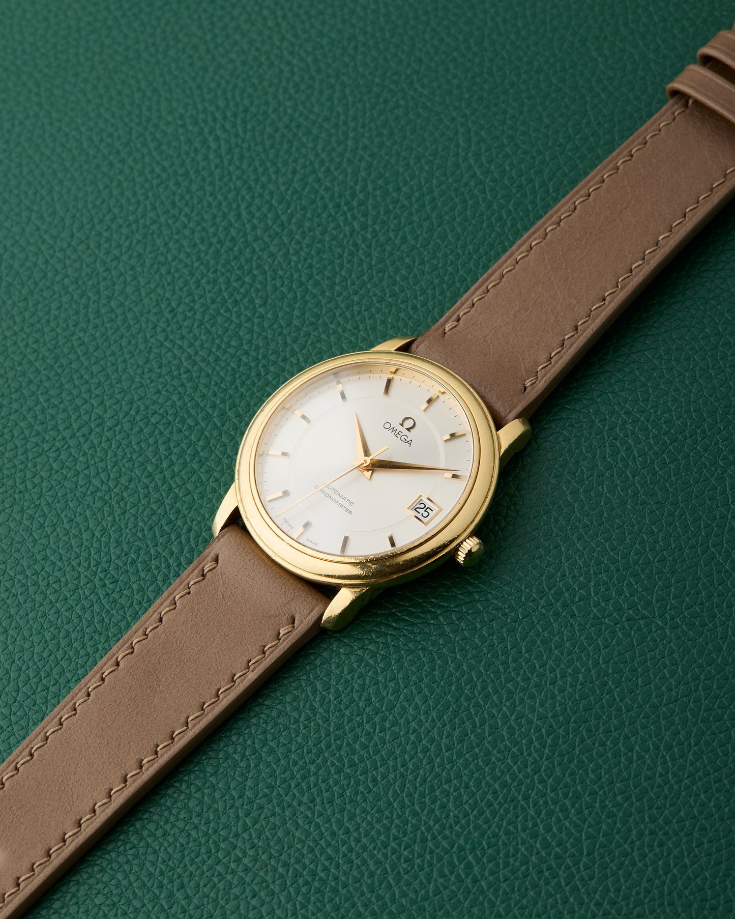 Omega De Ville Prestige Chronometer 18K Yellow Gold 2007 Ref. 168.1050