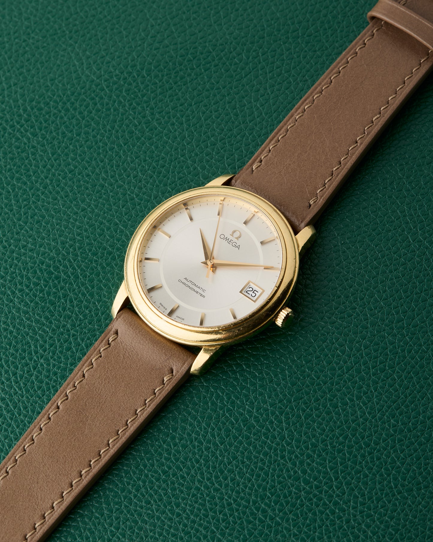 Omega De Ville Prestige Chronometer 18K Yellow Gold 2007 Ref. 168.1050