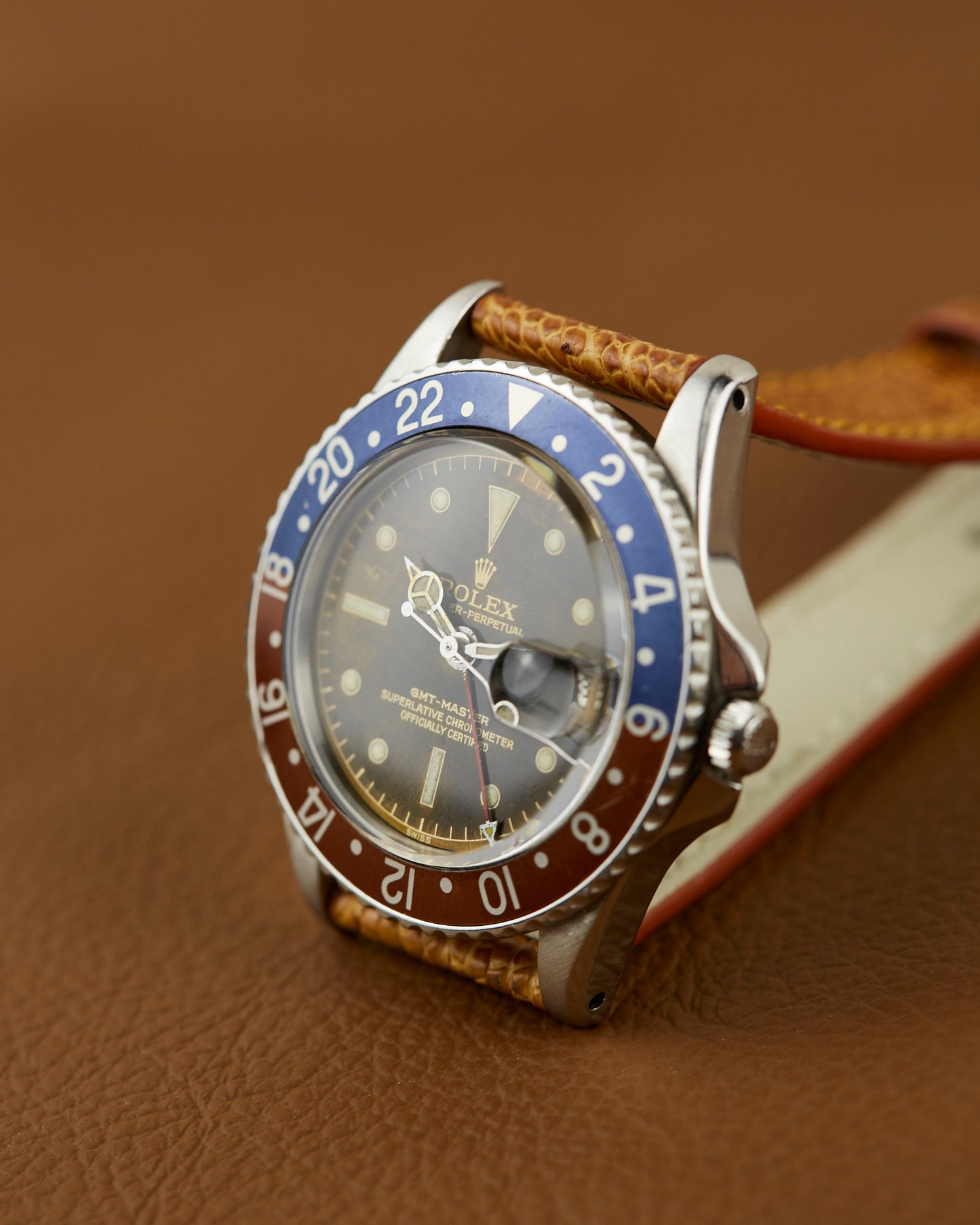 Rolex 1675 GMT-Master PCG Tropical Chapter Ring Gilt Dial 1959