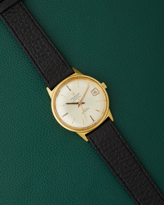 Universal Geneve Polerouter Ref. 104608 Duray Double Signed Yellow Gold 18K