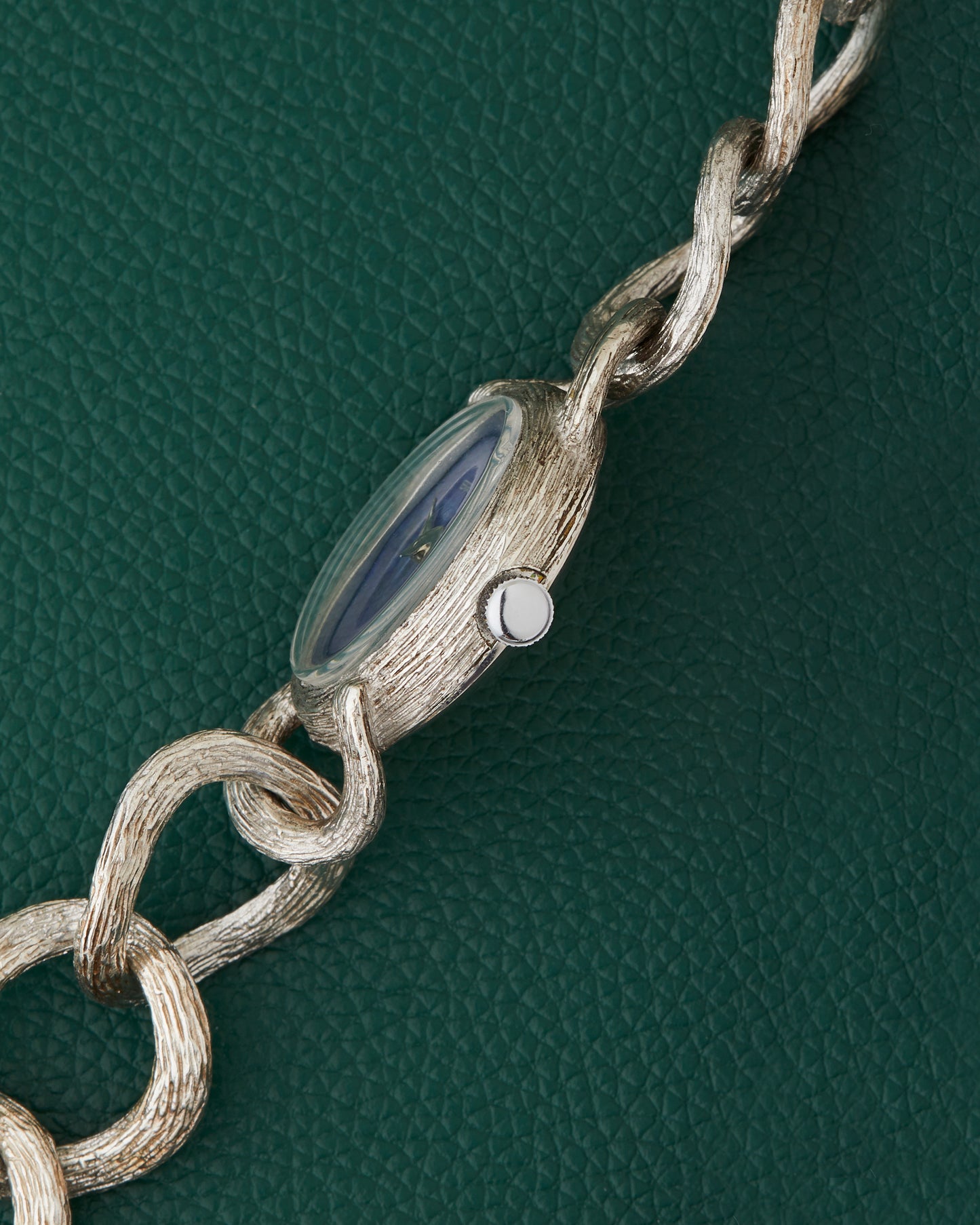 Baume & Mercier Lapis 925 Sterling Silver Bracelet