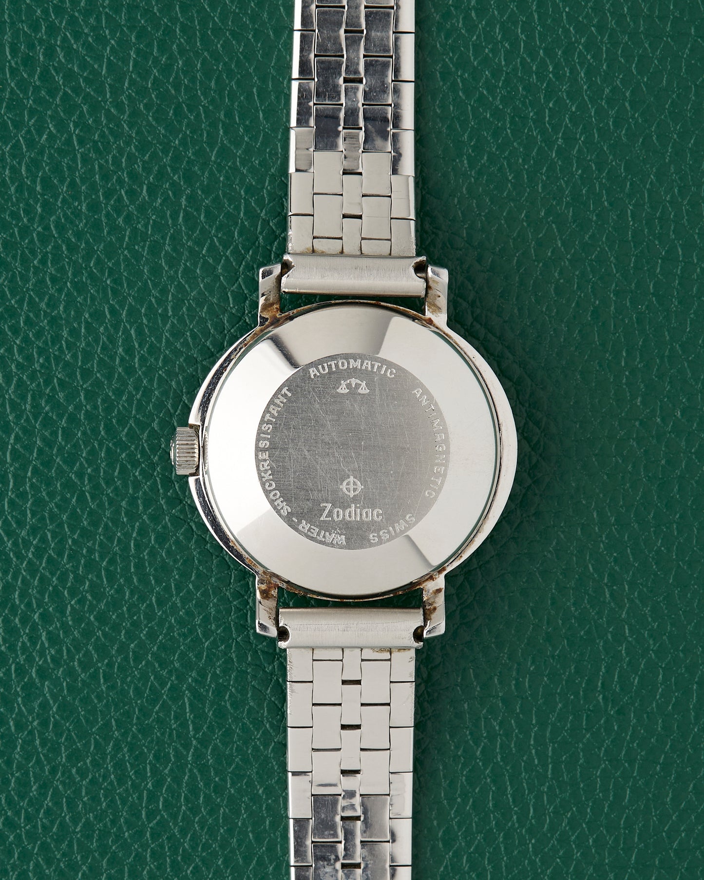 Zodiac Ref. 472-937 Blue Dial Brick Bracelet Automatic
