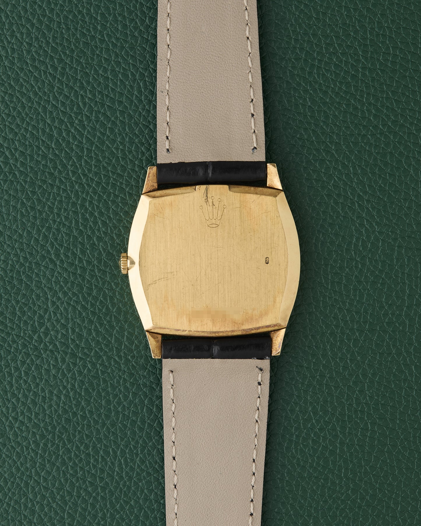 Rolex Cellini Ref. 3805 Blue Sunburst 18k Yellow Gold TV case 1976