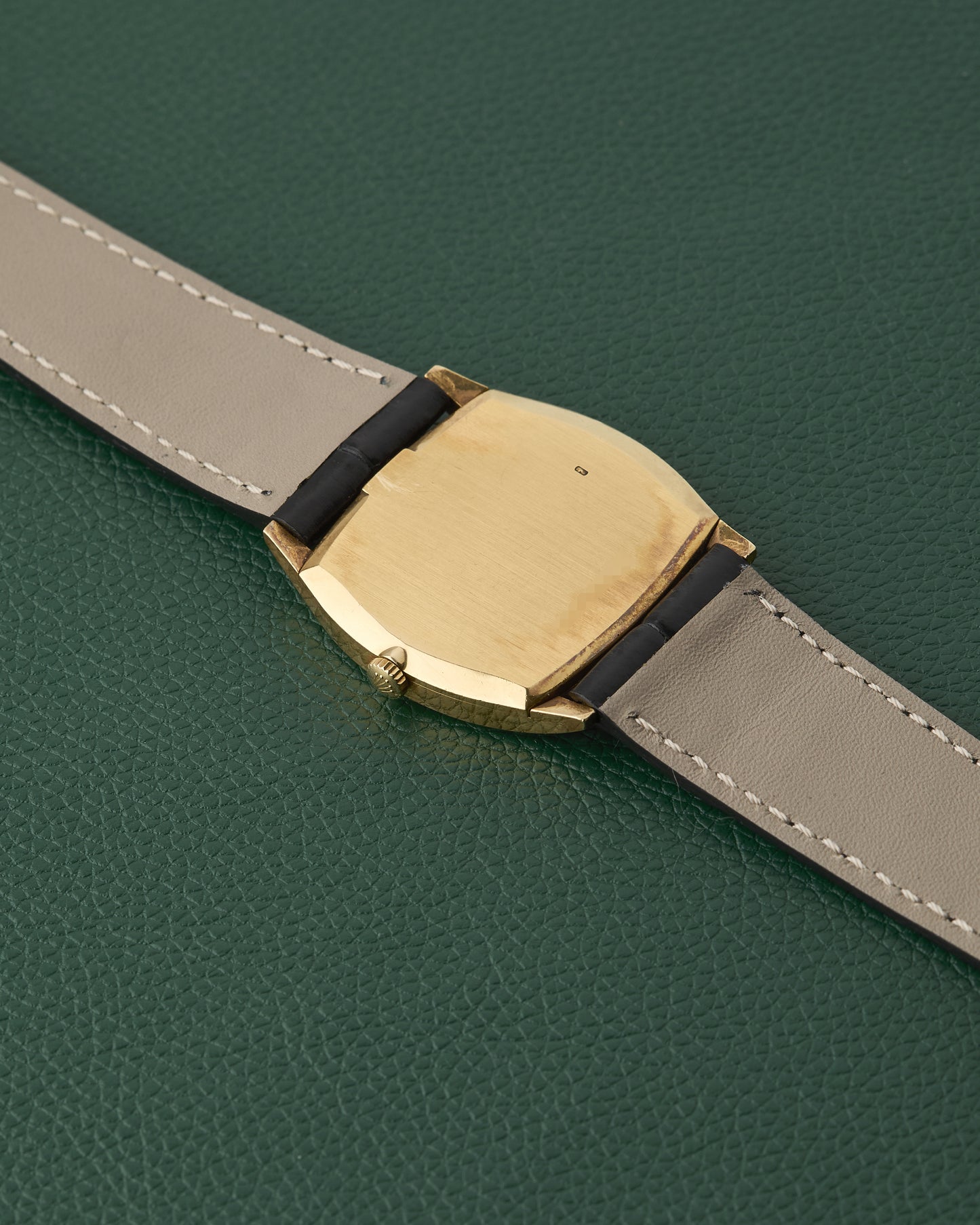 Rolex Cellini Ref. 3805 Blue Sunburst 18k Yellow Gold TV case 1976