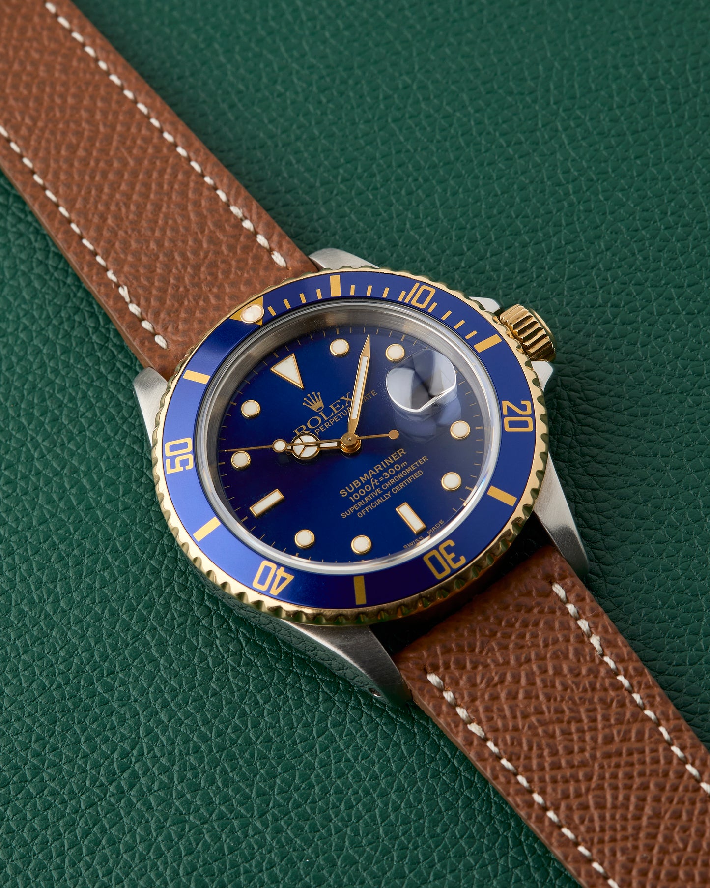 Rolex Submariner Date Ref. 16613 Bluesy Two Tone 18k Gold & Steel 1991