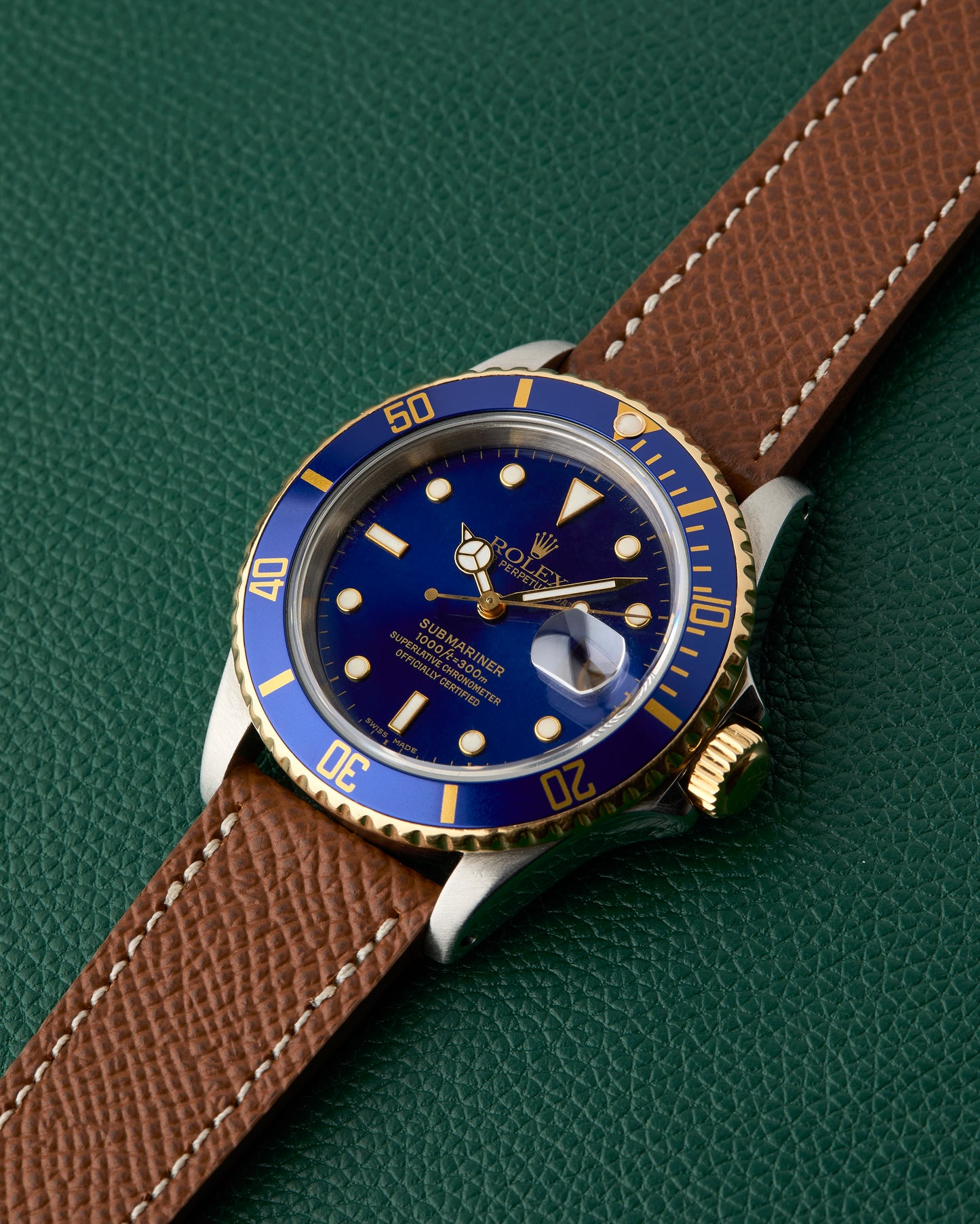 Rolex Submariner Date Ref. 16613 Bluesy Two Tone 18k Gold & Steel 1991
