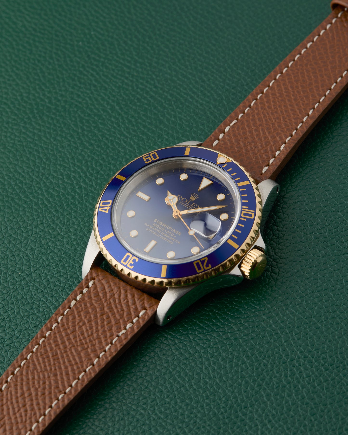 Rolex Submariner Date Ref. 16613 Bluesy Two Tone 18k Gold & Steel 1991