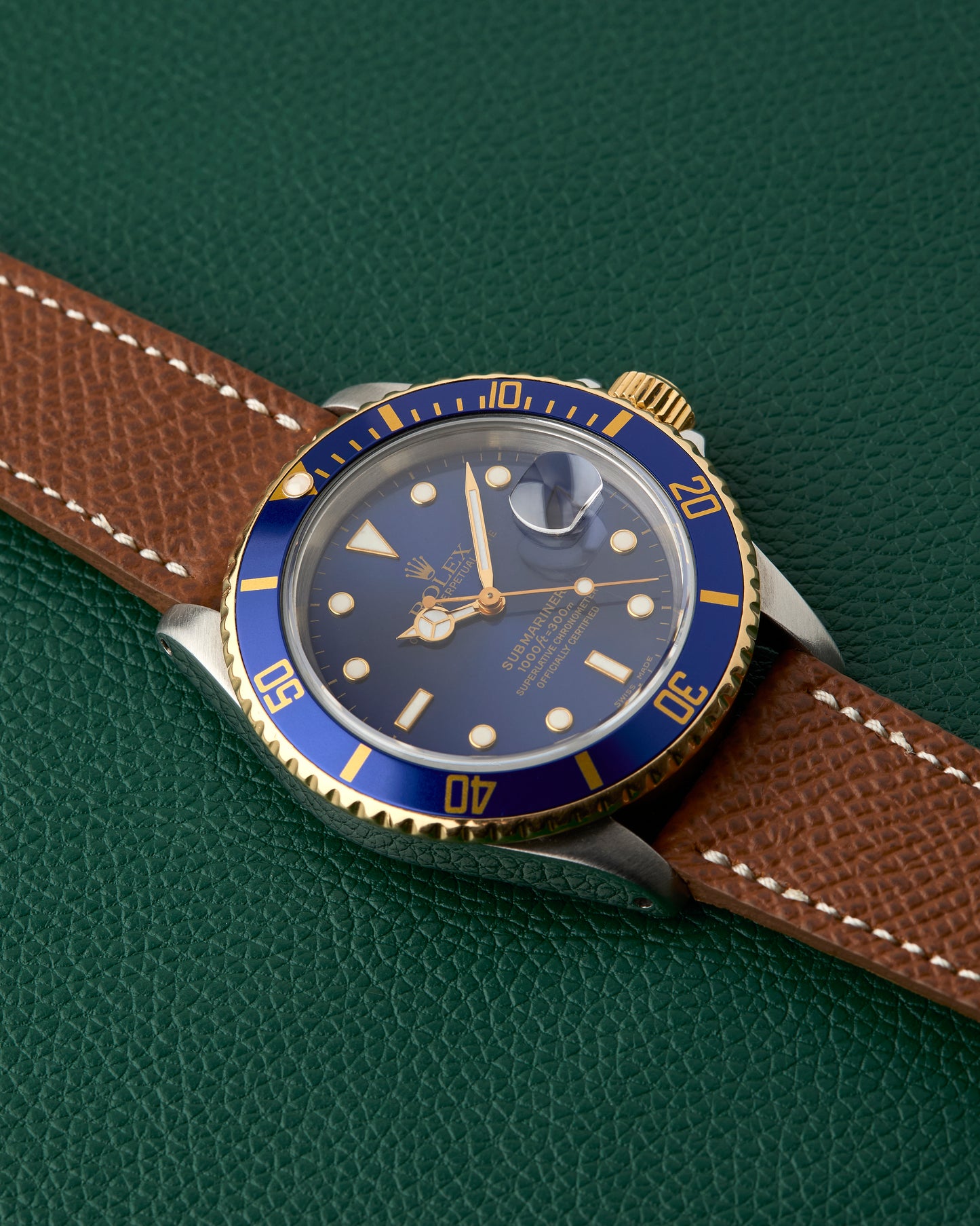 Rolex Submariner Date Ref. 16613 Bluesy Two Tone 18k Gold & Steel 1991