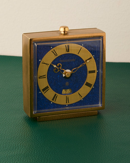Jaeger-LeCoultre Lapis Lazuli Effect Travel Alarm Clock