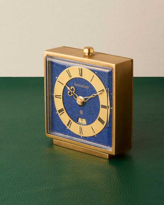 Jaeger-LeCoultre Lapis Lazuli Effect Travel Alarm Clock