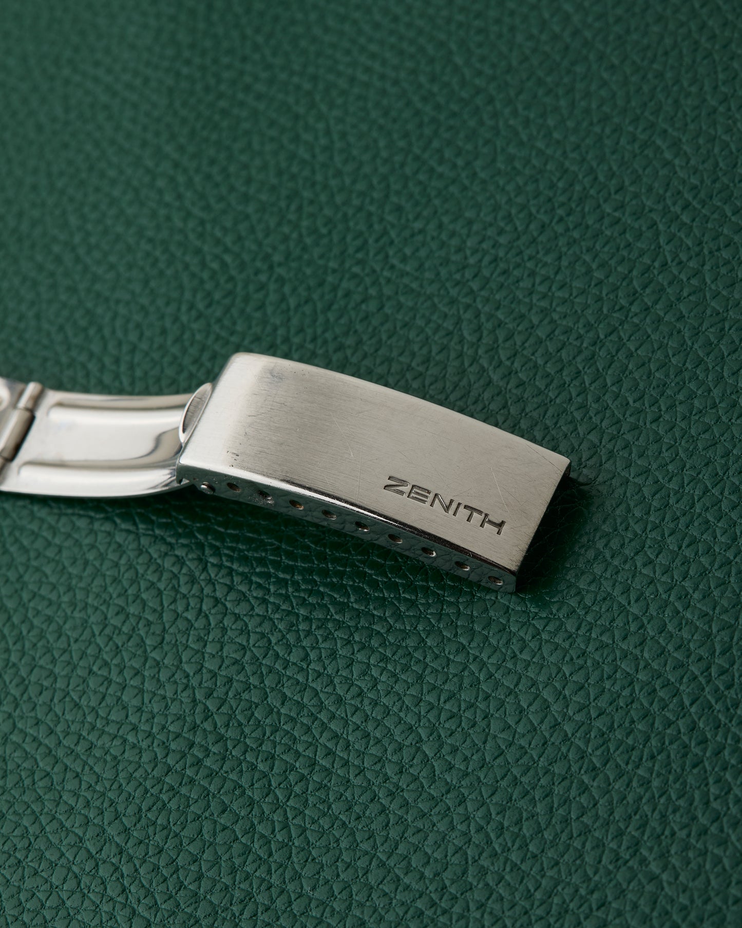 Zenith Silver Dial C-Case Vintage Ladies Watch Gay Freres Ladder Bracelet