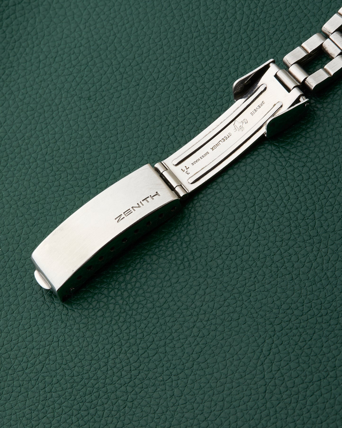 Zenith Silver Dial C-Case Vintage Ladies Watch Gay Freres Ladder Bracelet