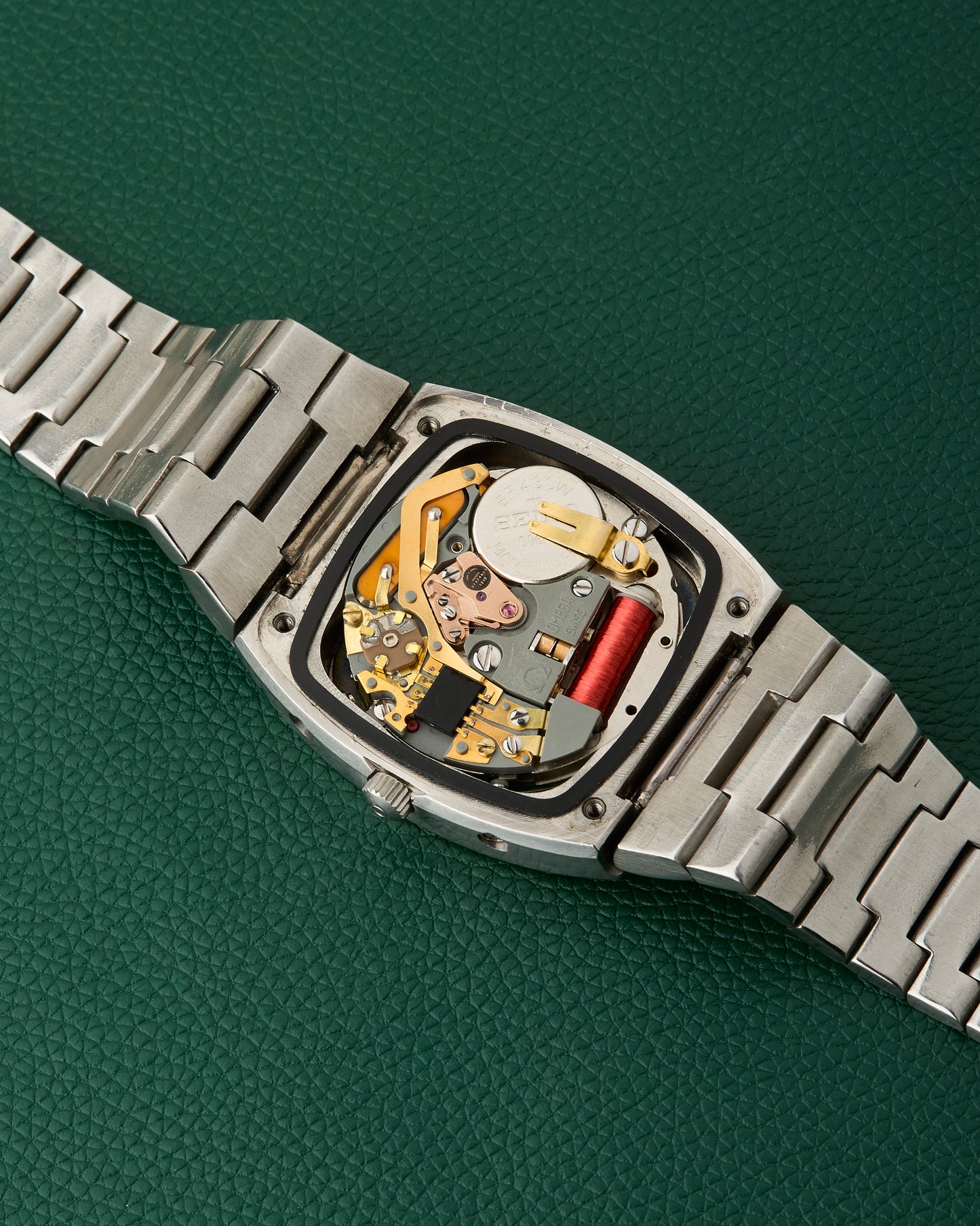 Omega Constellation Ref. 196.0016 Day-Date Slate Grey Dial Megaquartz 32 KHz