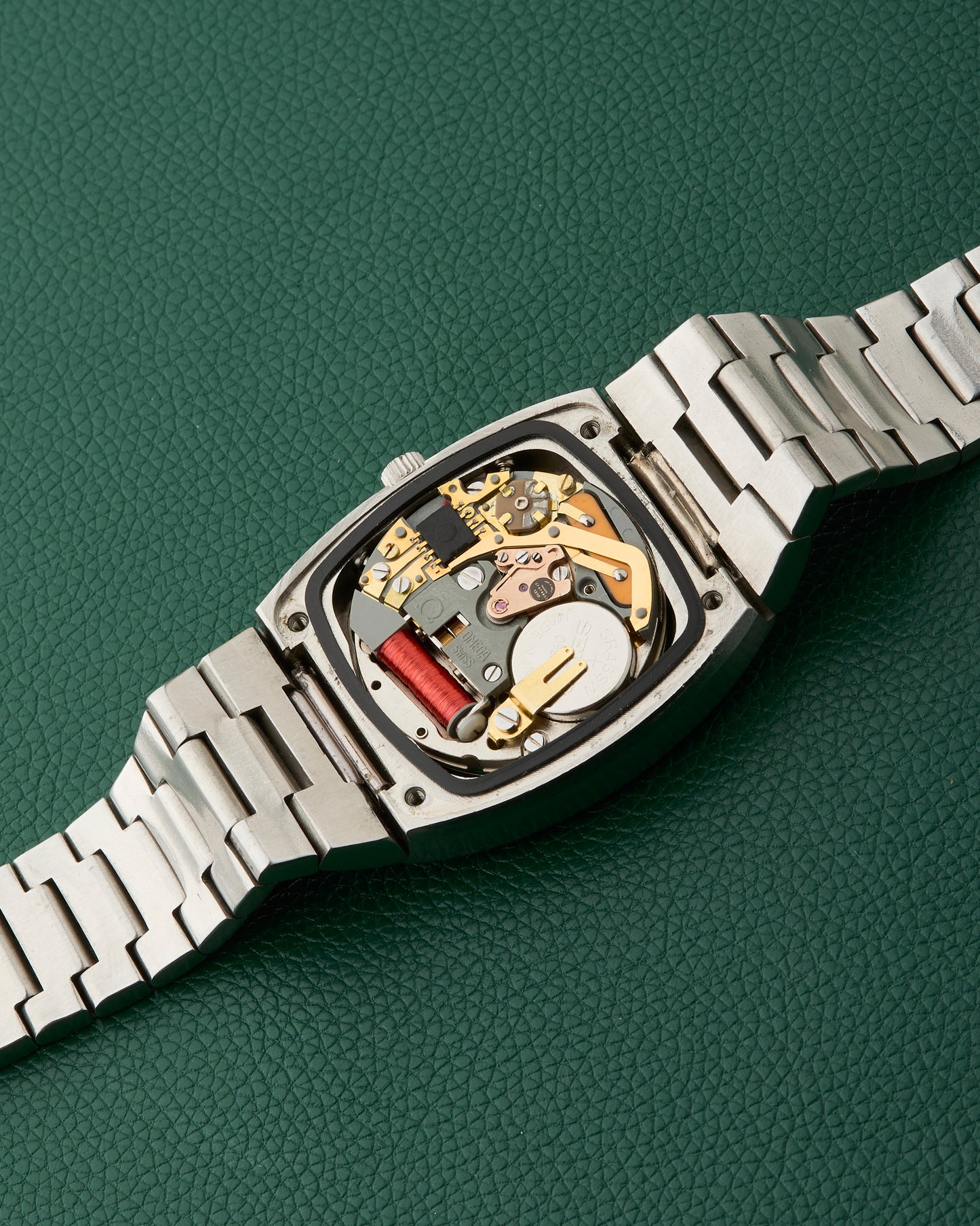 Omega Constellation Ref. 196.0016 Day-Date Slate Grey Dial Megaquartz 32 KHz